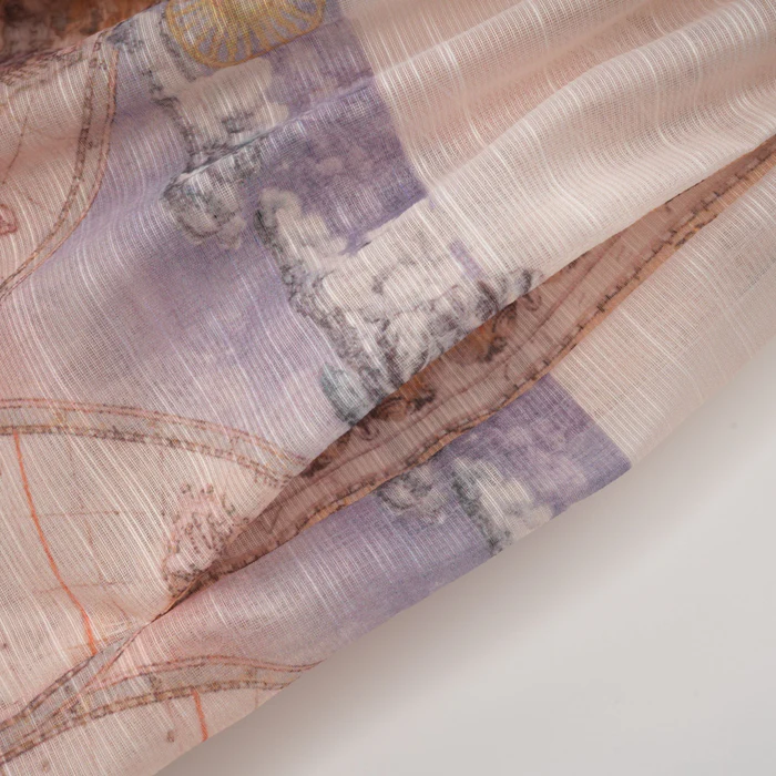 Joséphine belted V-neck mini dress