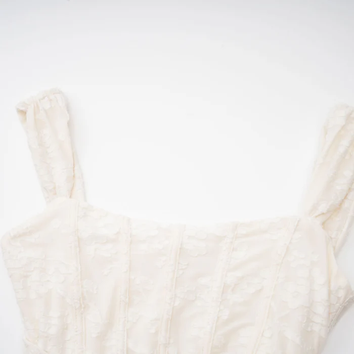 Charlotte floral jacquard maxi dress