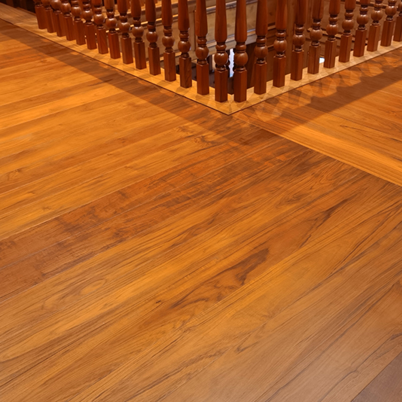 Solid wood flooring
