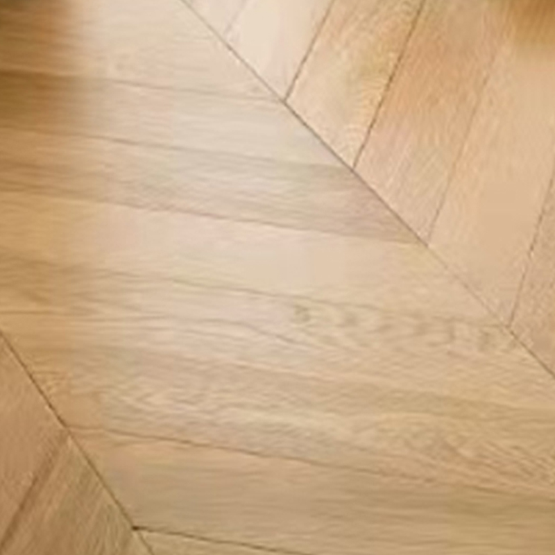 Multilayer solid wood herringbone flooring