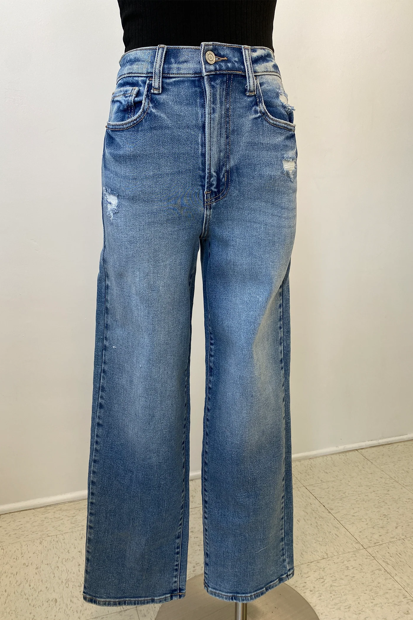 Nectar Premium Denim: The Hazel Ripped Dad Jeans