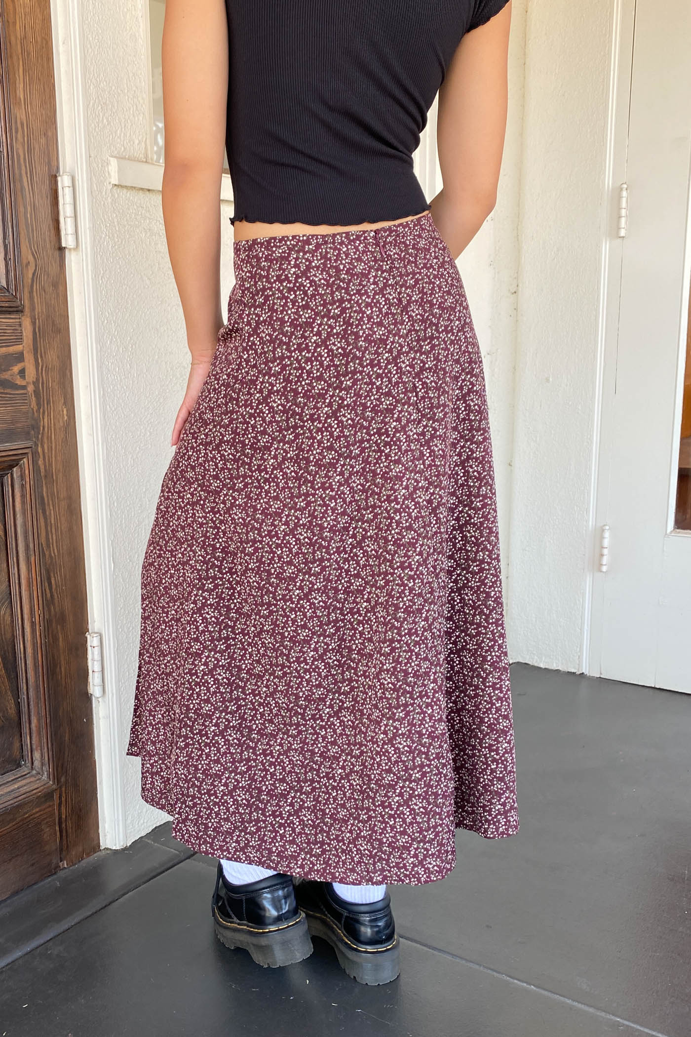 Ditsy Floral Maxi Skirt