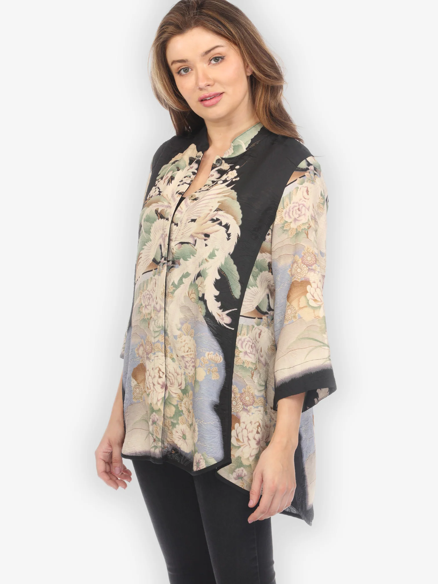 Edo Art Design Tummy Tuck Shirt