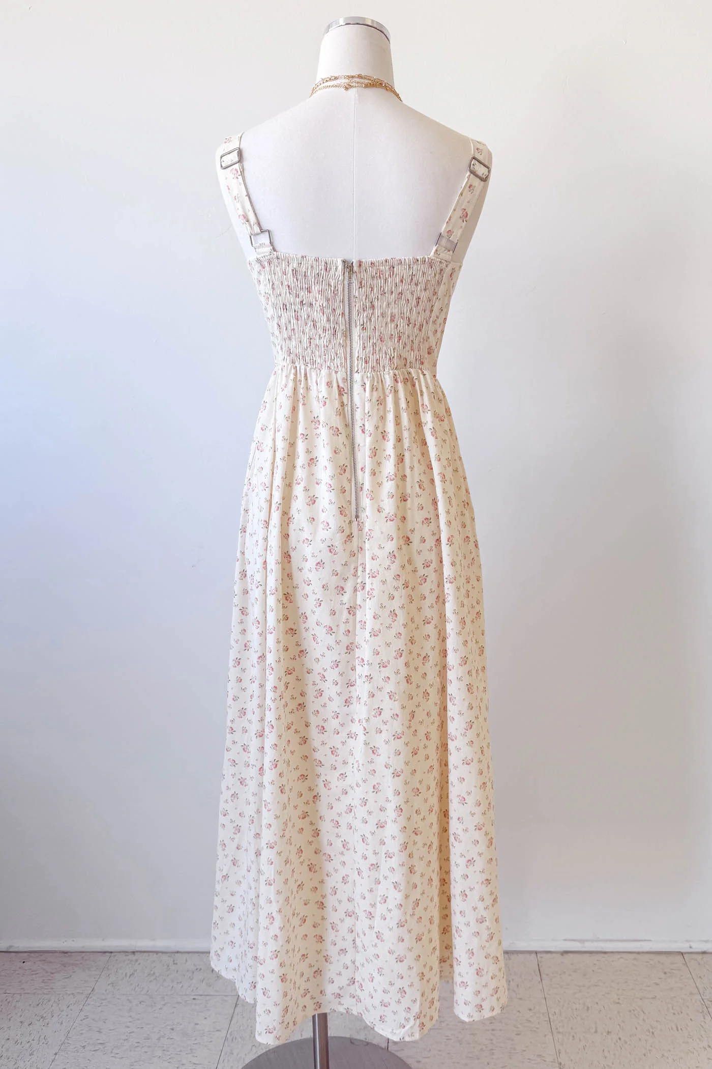 Floral Corset Maxi Dress