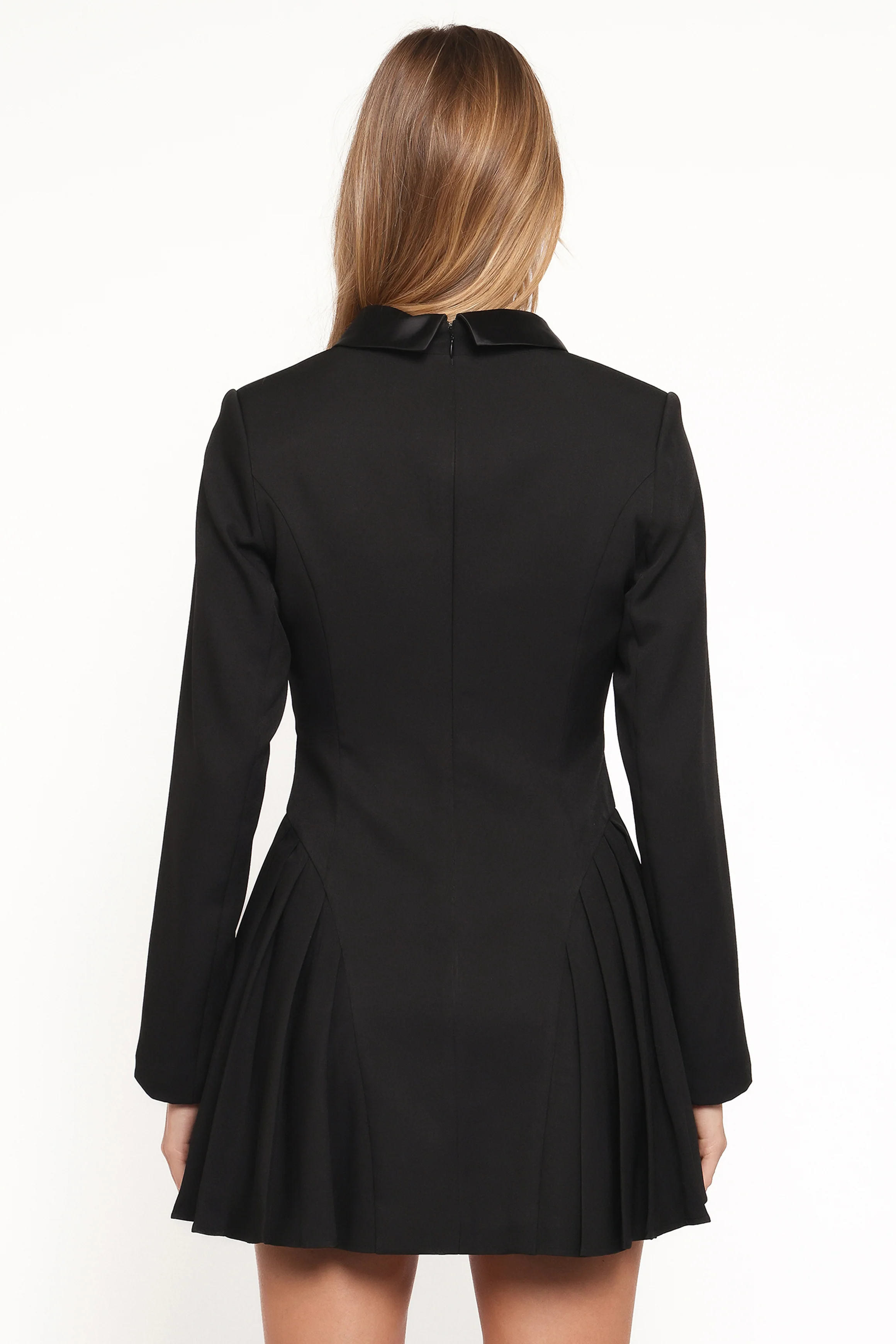 Sonya Long Sleeve Mini Dress - Black