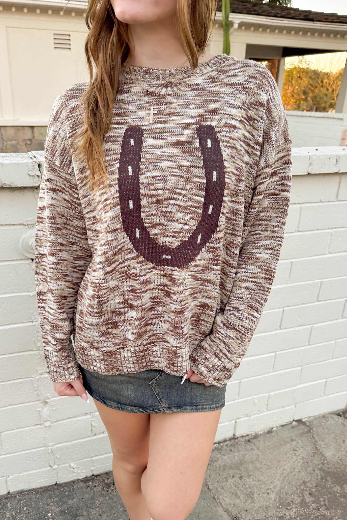 Lucky Horseshoe Sweater