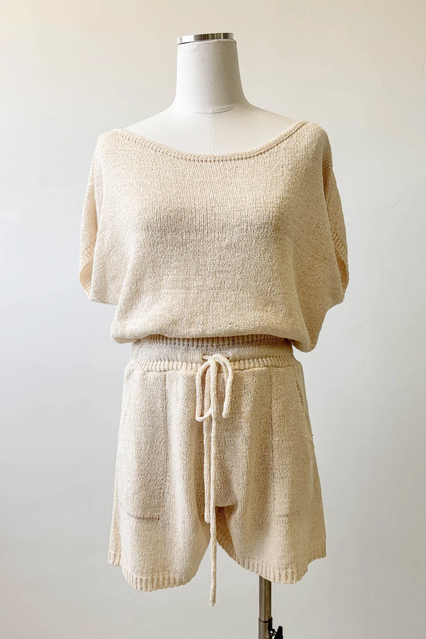 Relaxed Fit Knit Romper by For Good