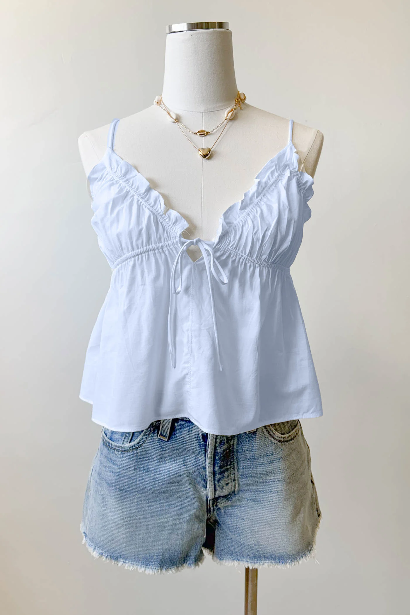 Ruffled Babydoll Top