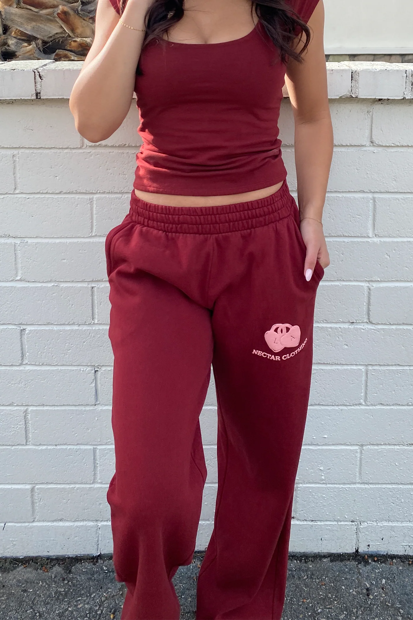 Locket Puff Print Graphic Sweatpant