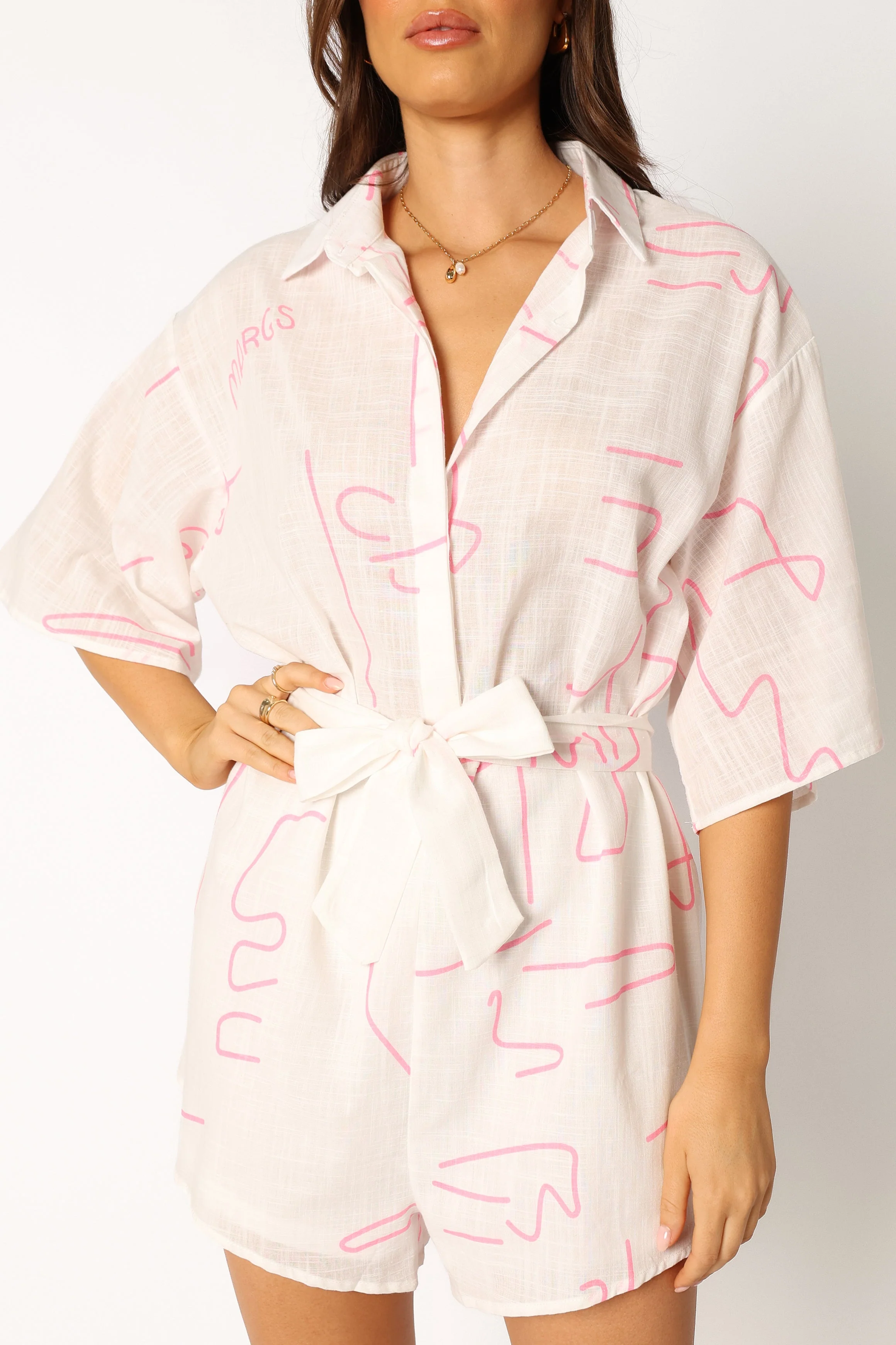 Kellie Romper - White