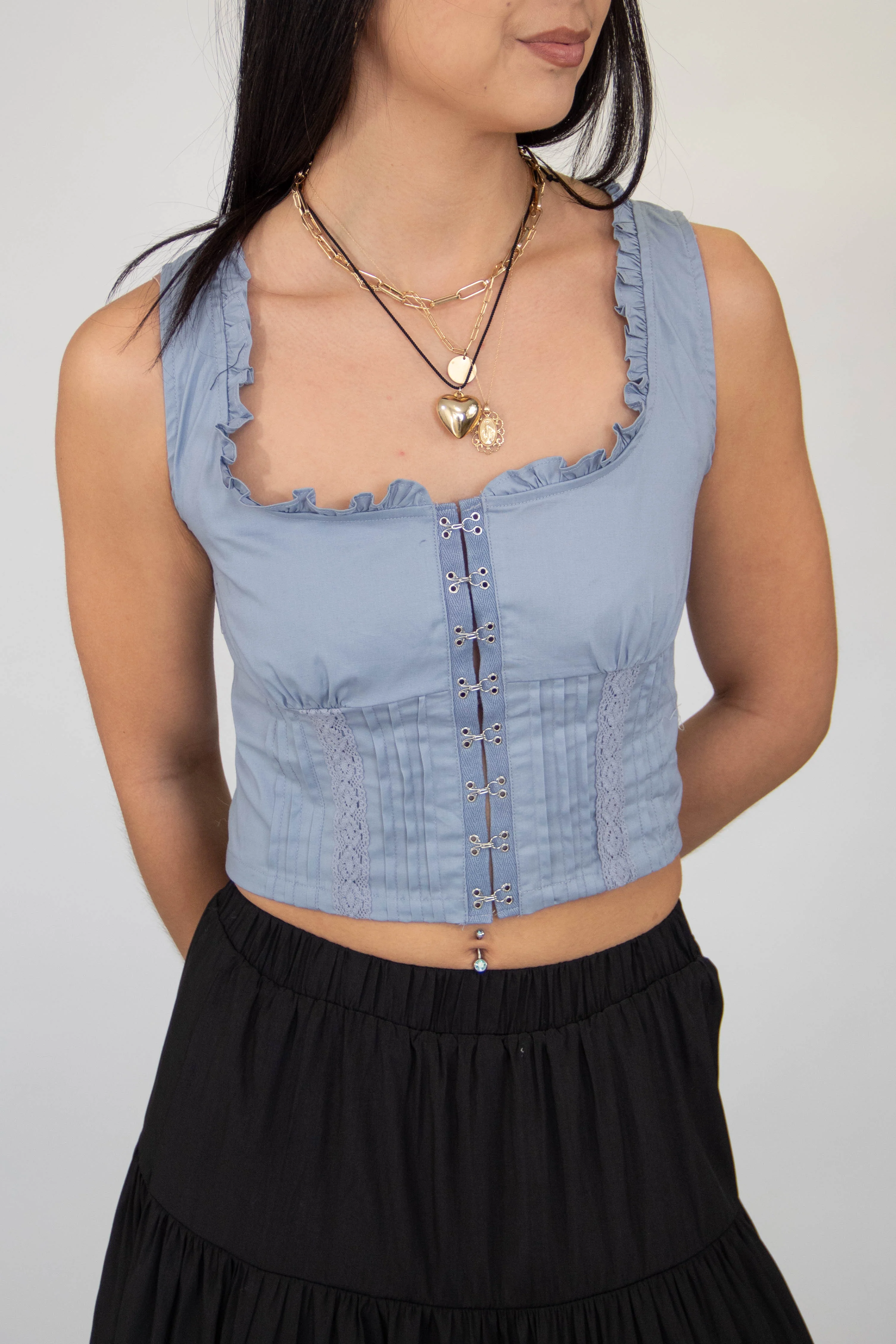 Sleeveless Corset Top