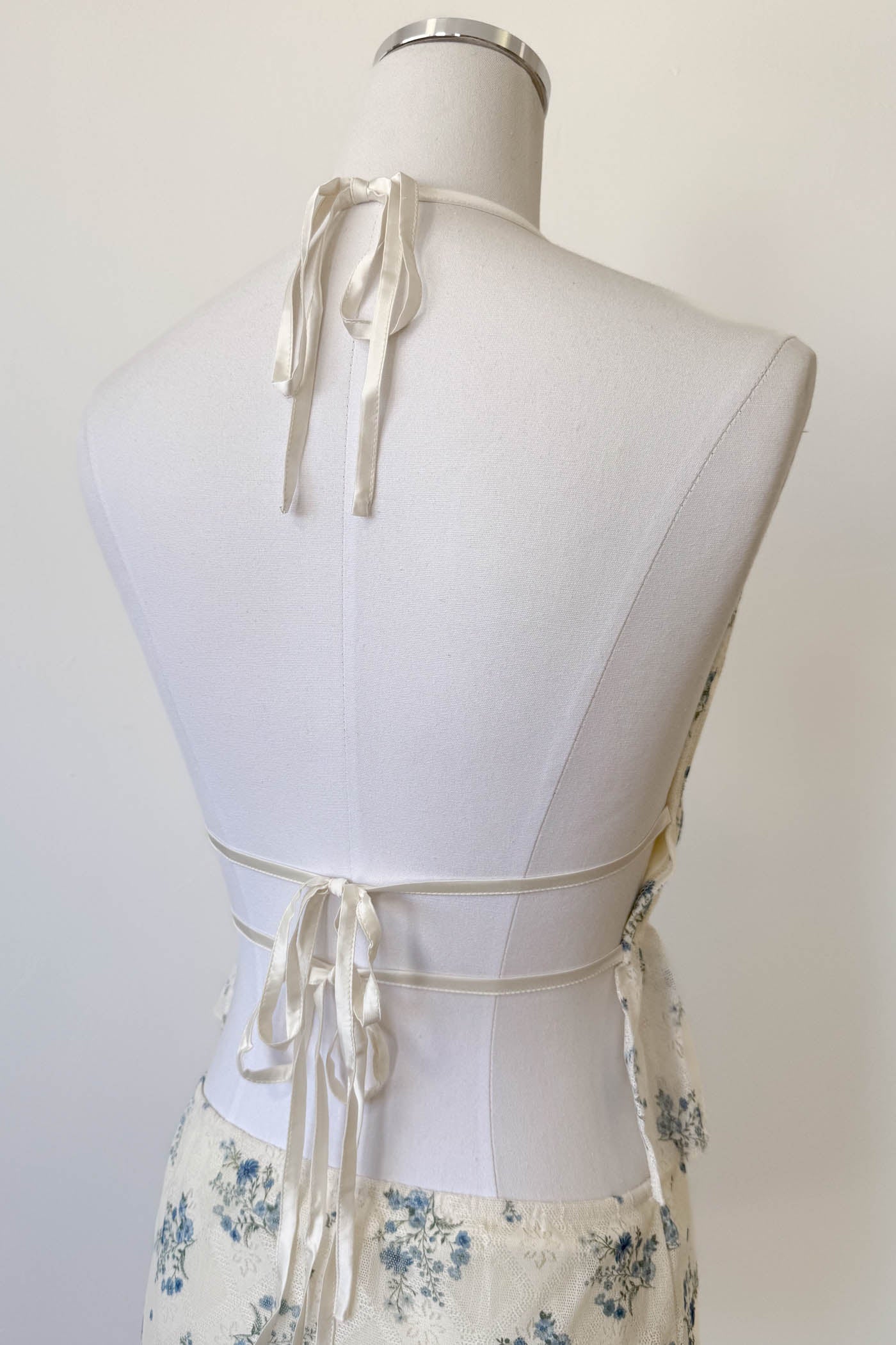 Ruched Floral Halter Top