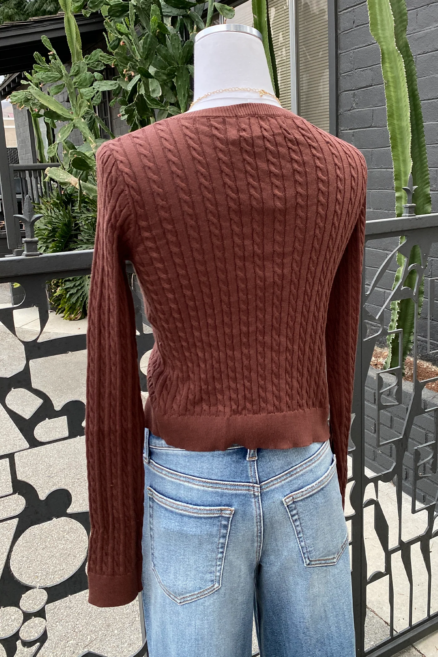 Cable Knit Cardigan