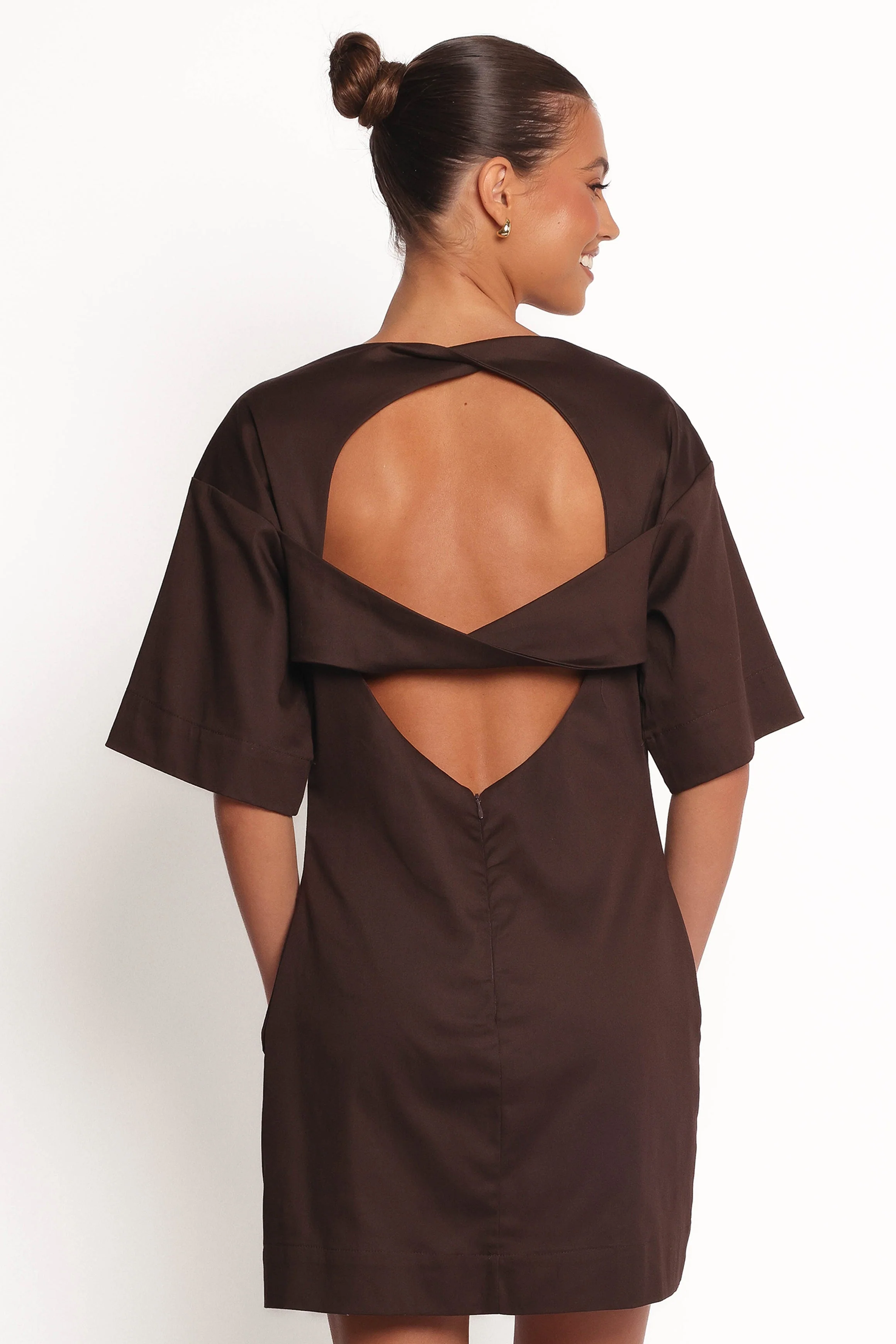 Thorne Mini Dress - Chocolate