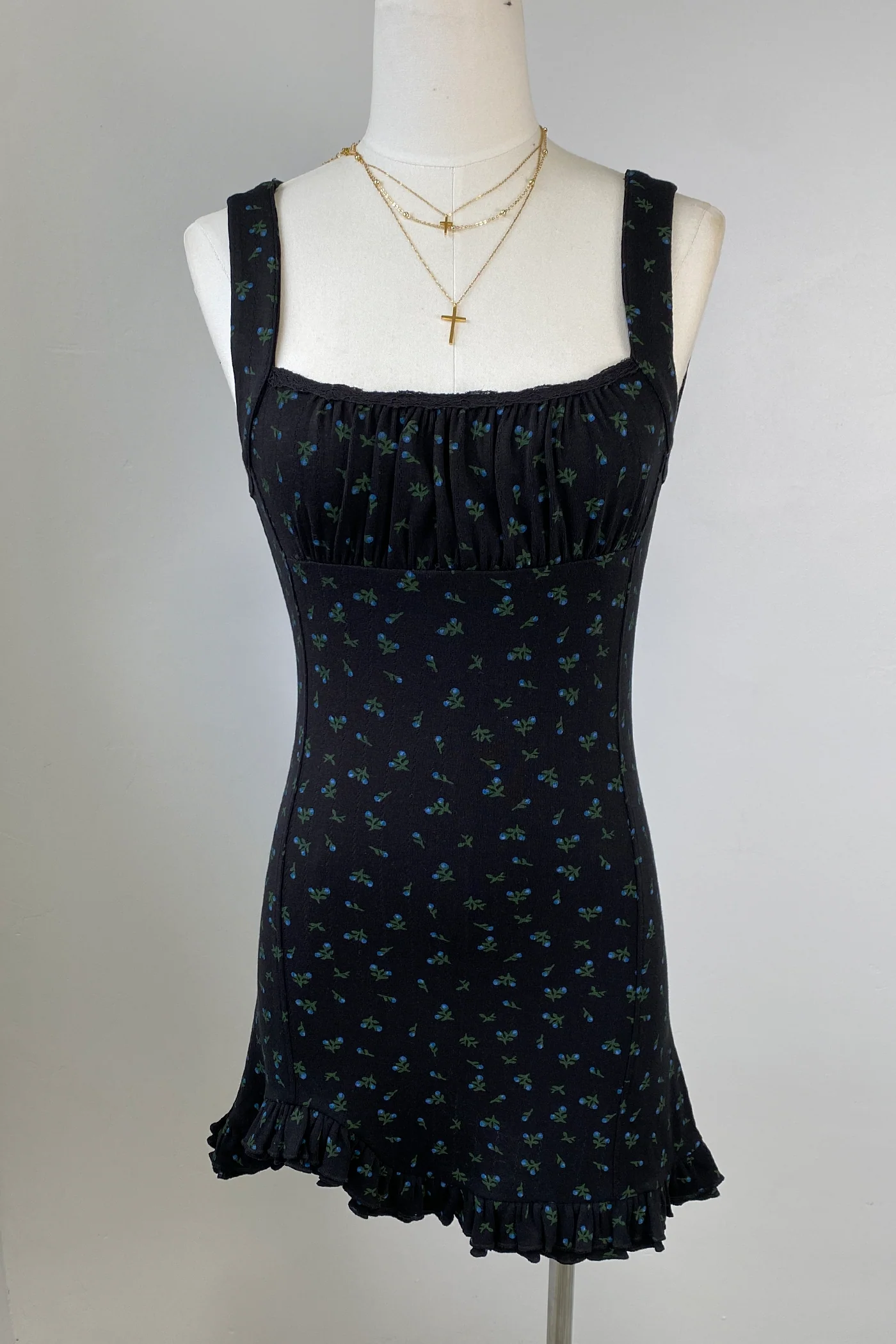 Ditsy Floral Sleeveless Dress