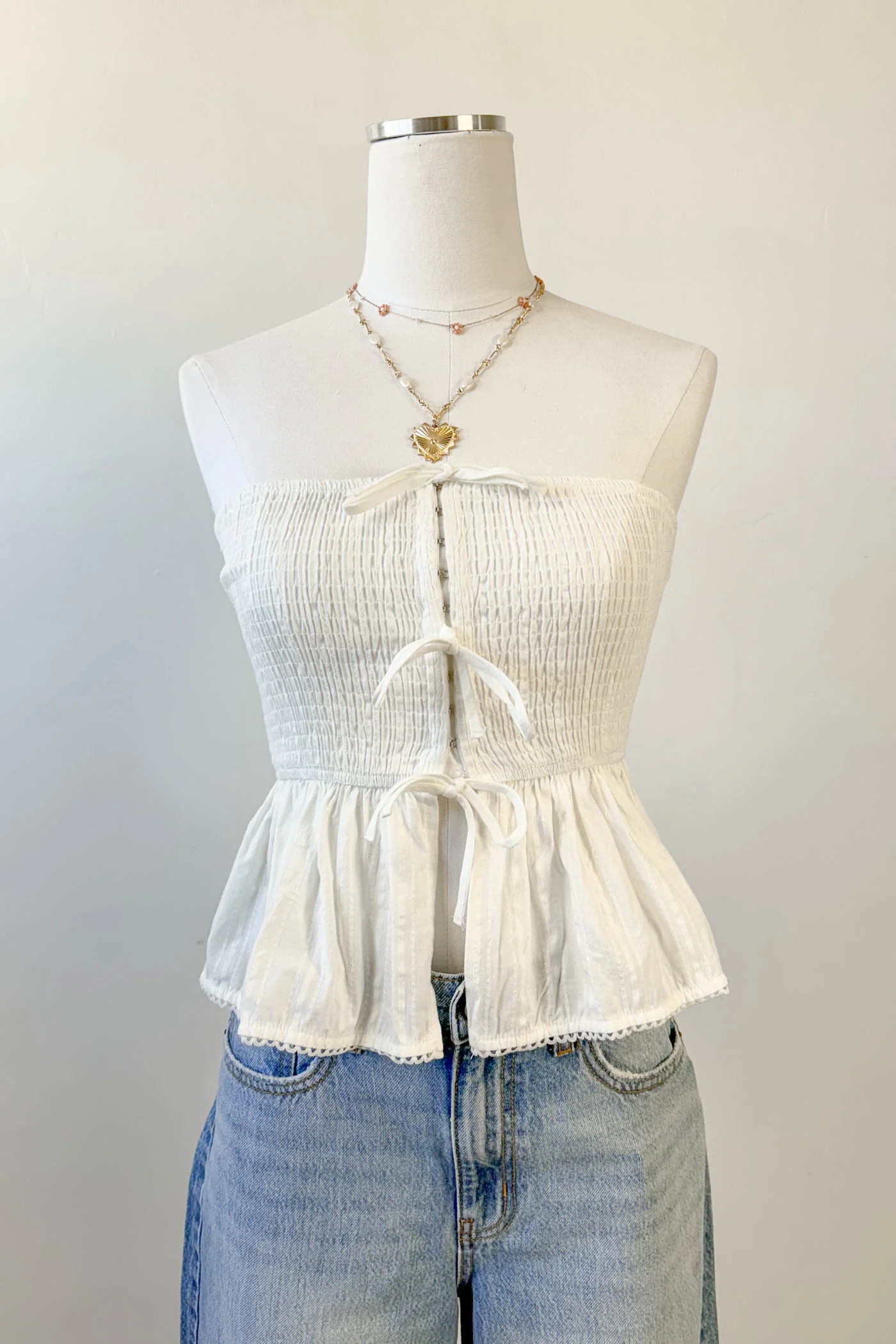 Strapless Corset Top