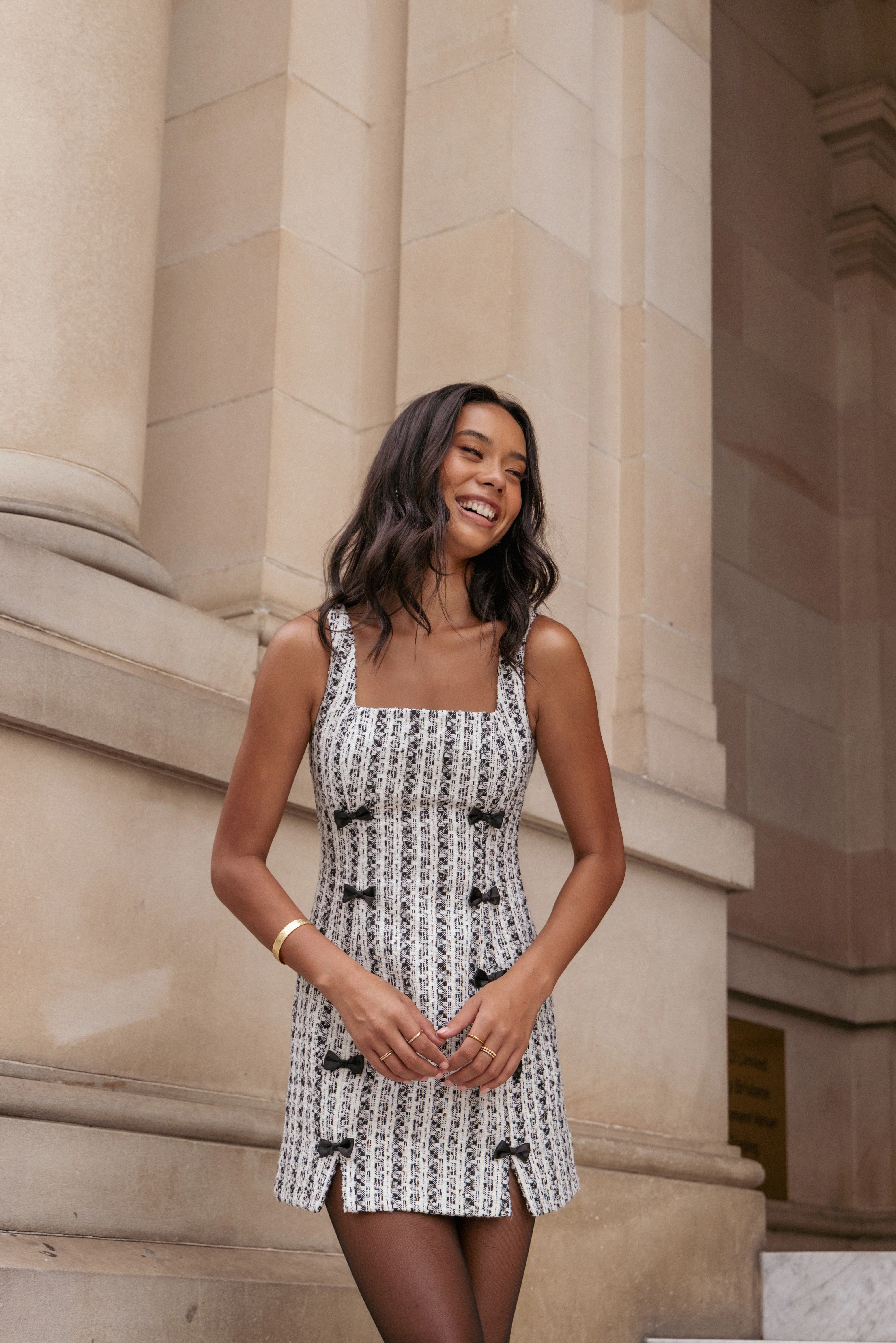 Walsh Mini Dress - Black