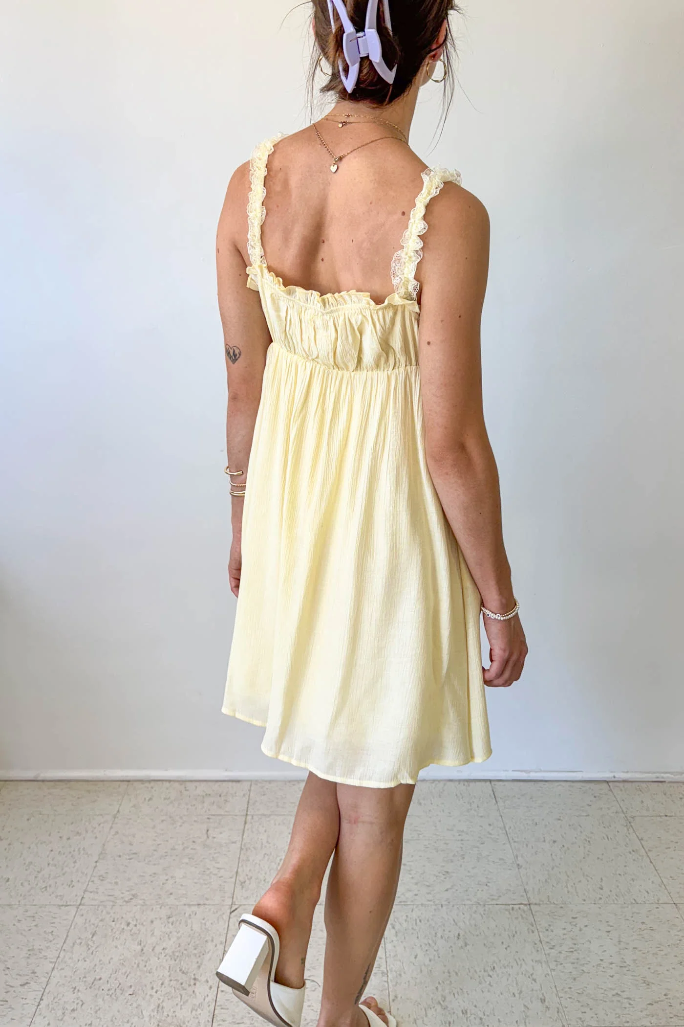 Lacey Babydoll Mini Dress