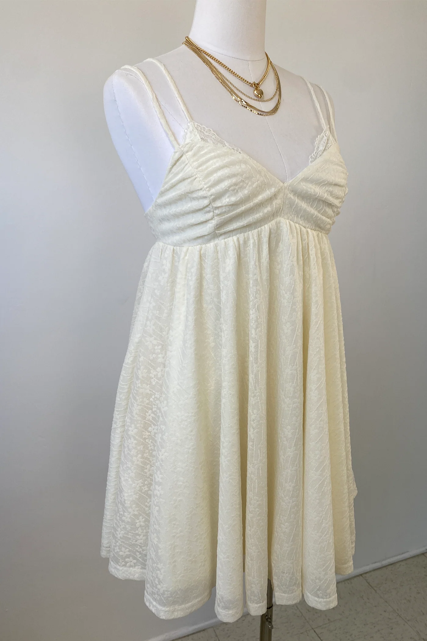 Stretch Lace Mini Dress