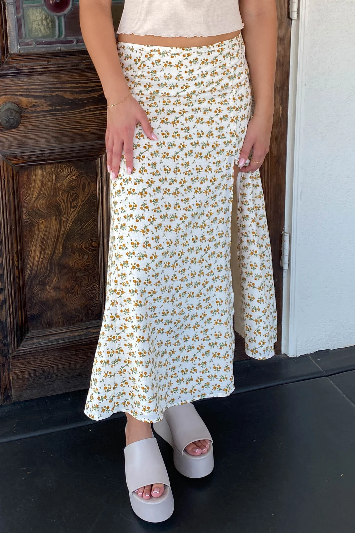 Ditsy Floral Maxi Skirt
