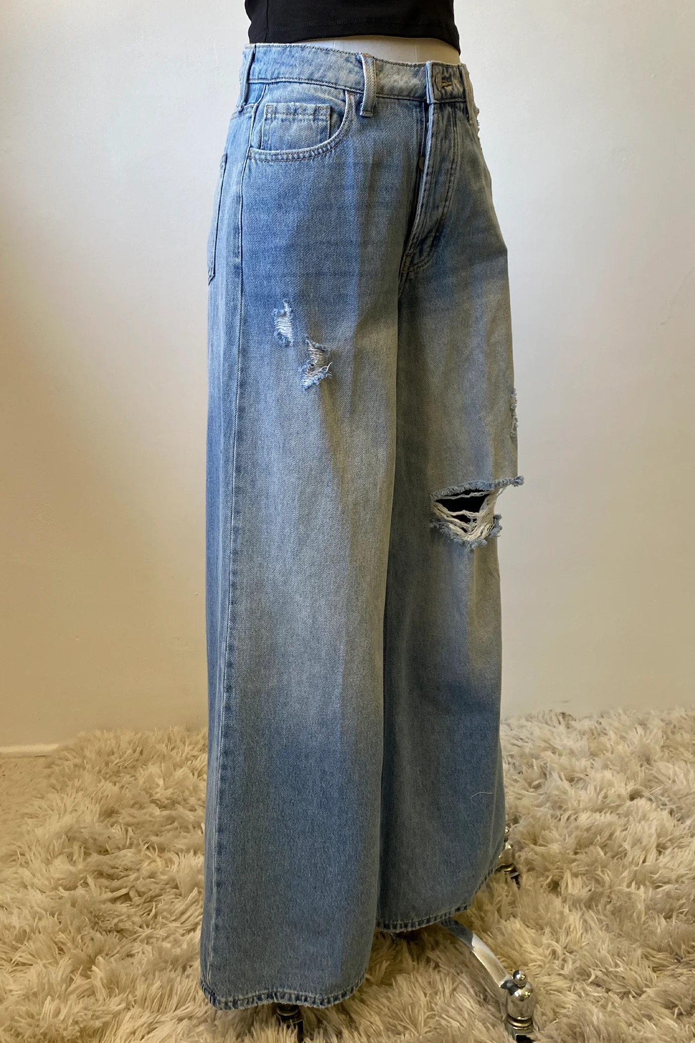 Nectar Premium Denim: The Olivine Wide Leg Jeans