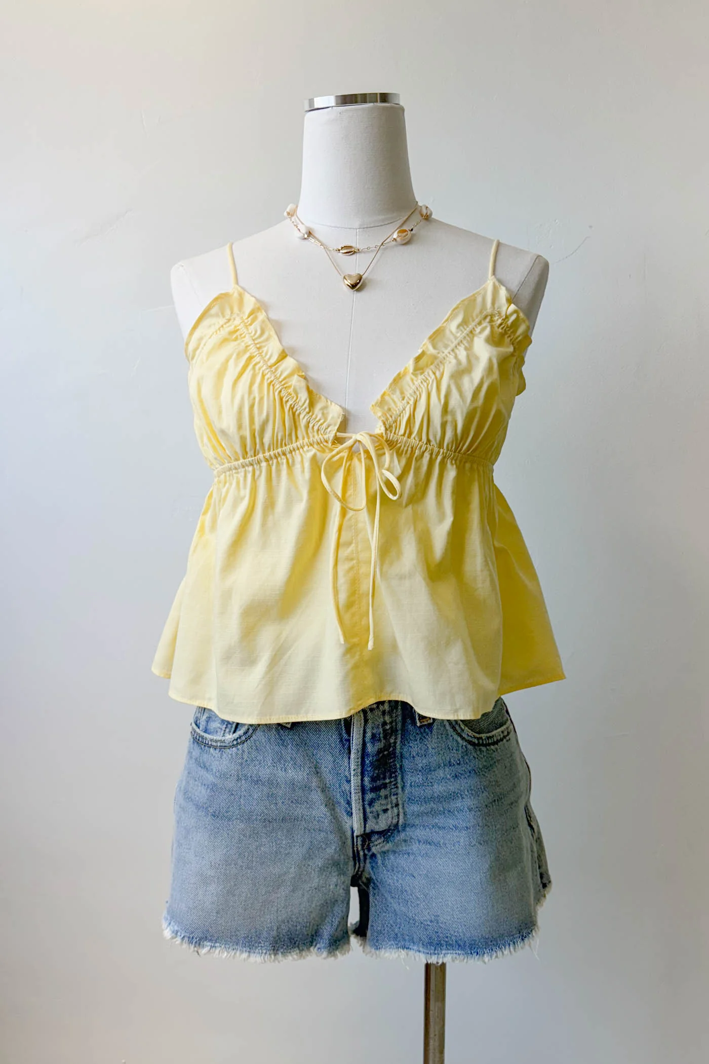 Ruffled Babydoll Top