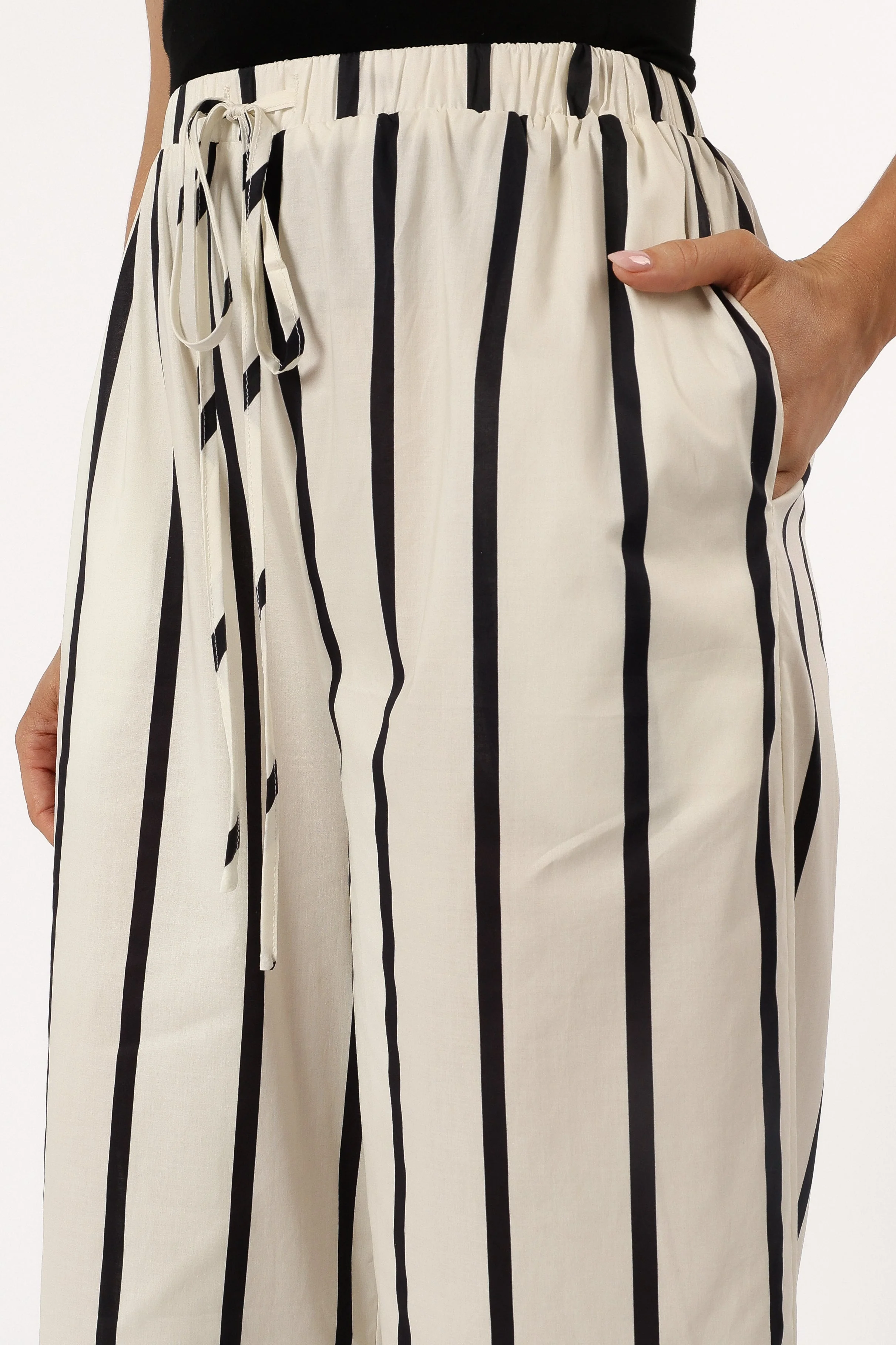 Silvia Pant - Cream Stripe