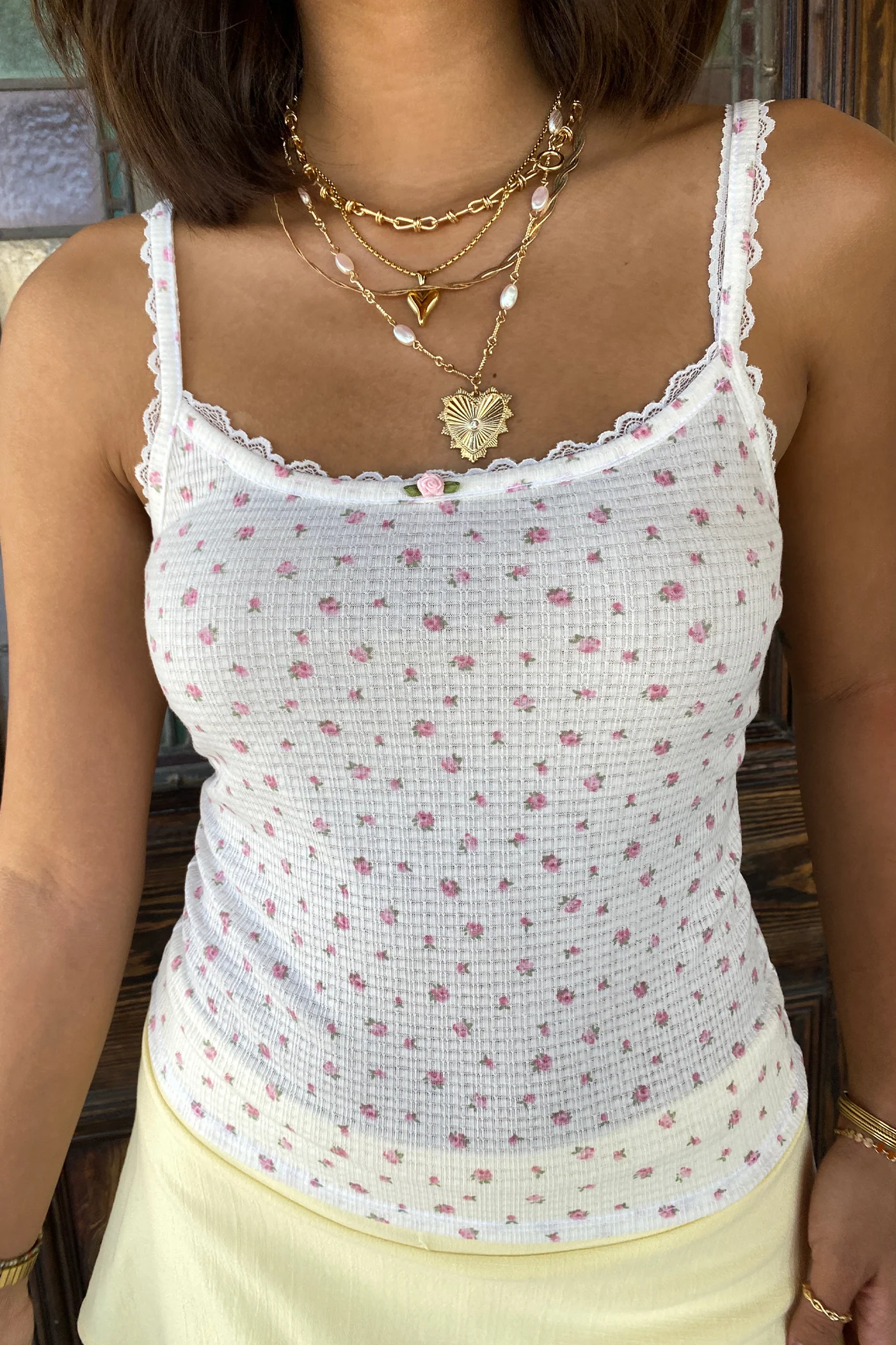 Lacey Floral Cami Top