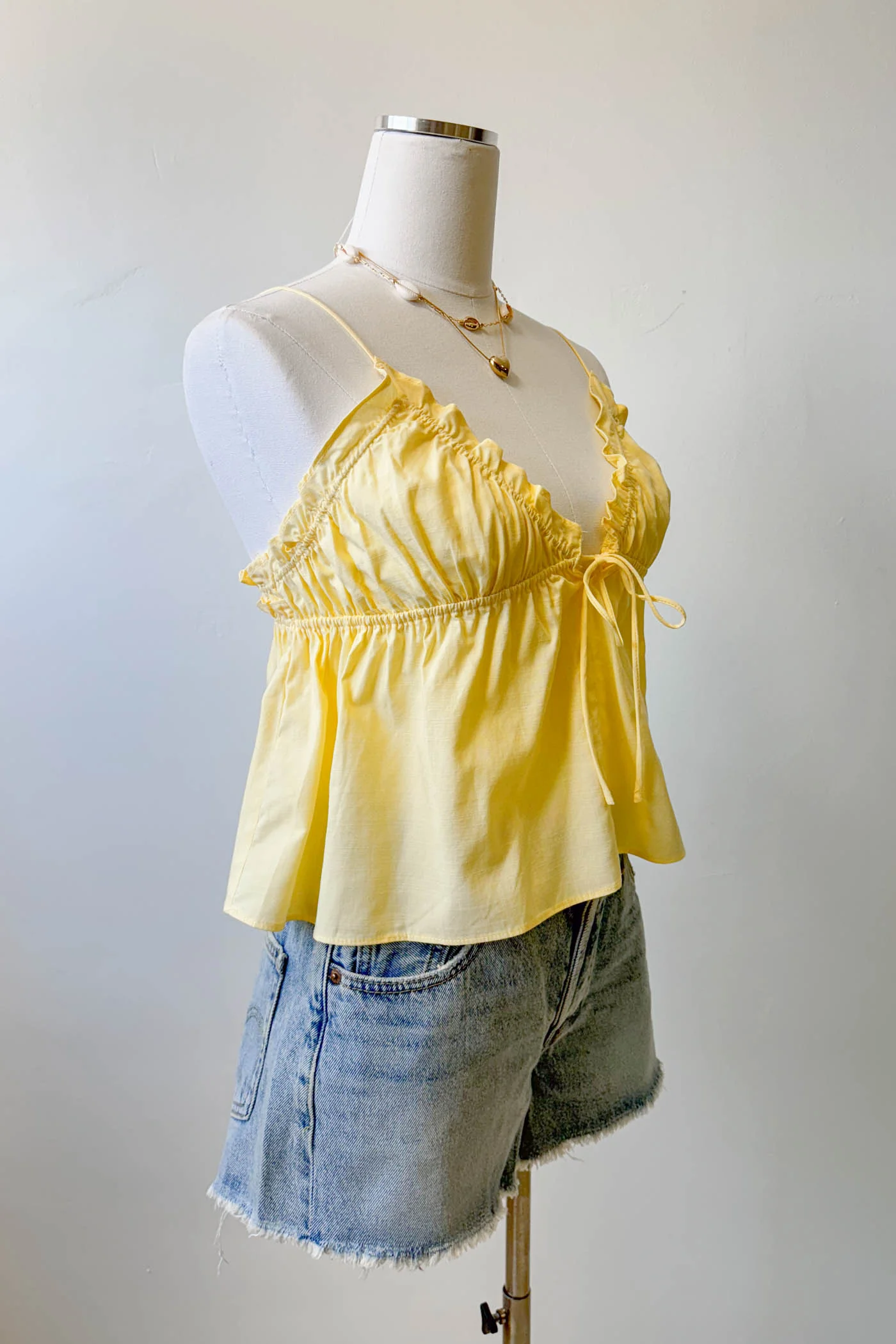 Ruffled Babydoll Top
