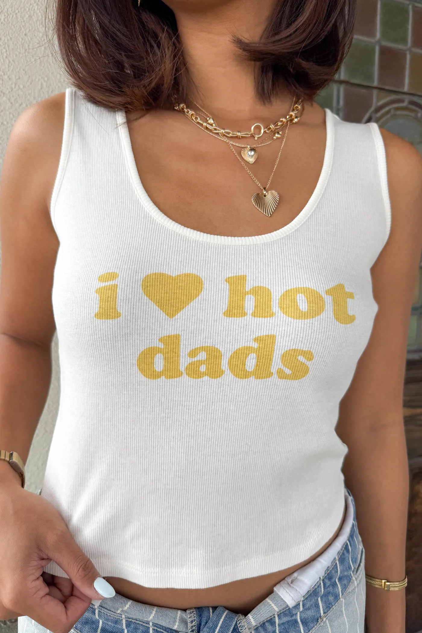 Hot Dads Graphic Tank Top