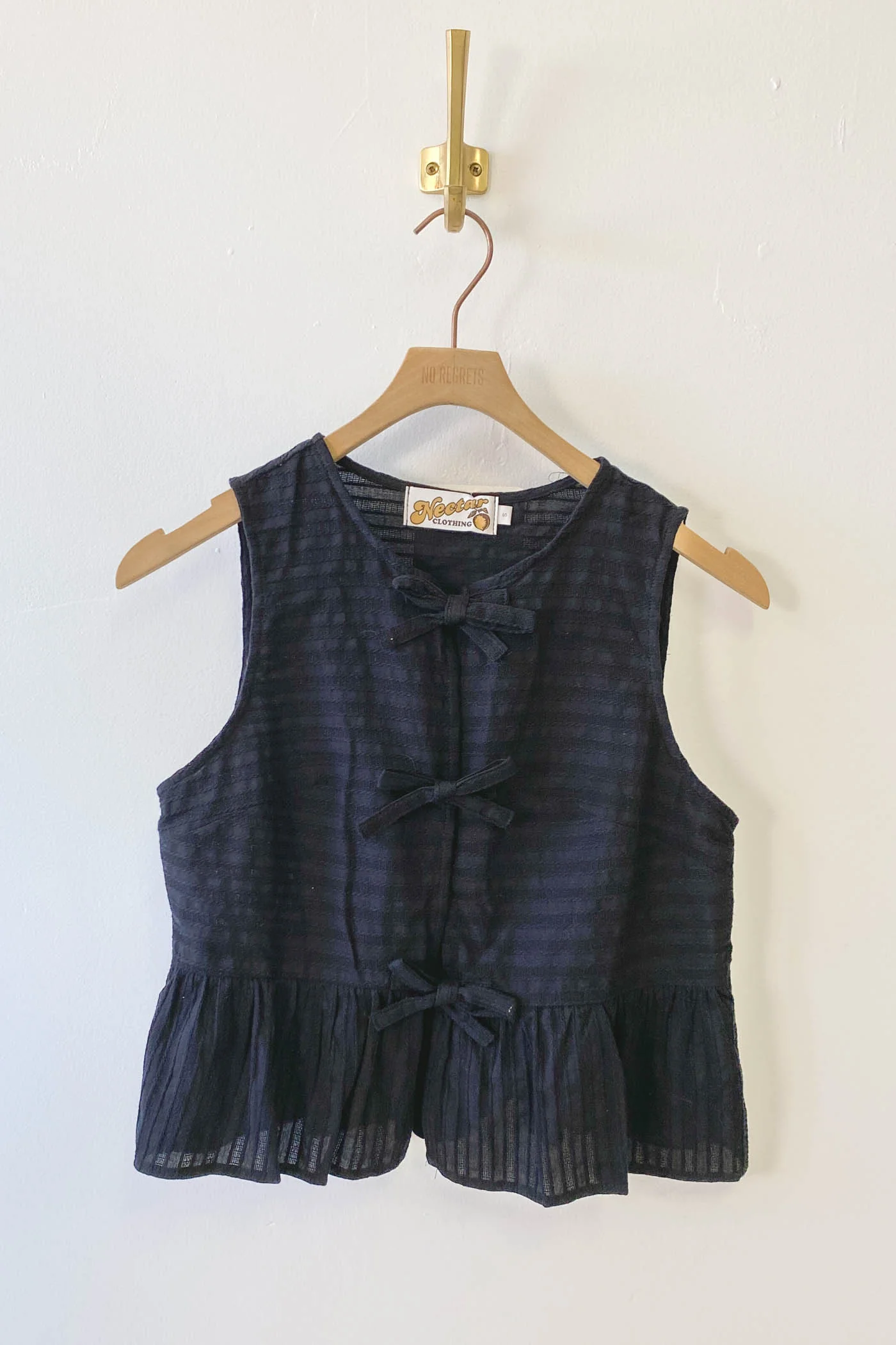 Split Front Sleeveless Top