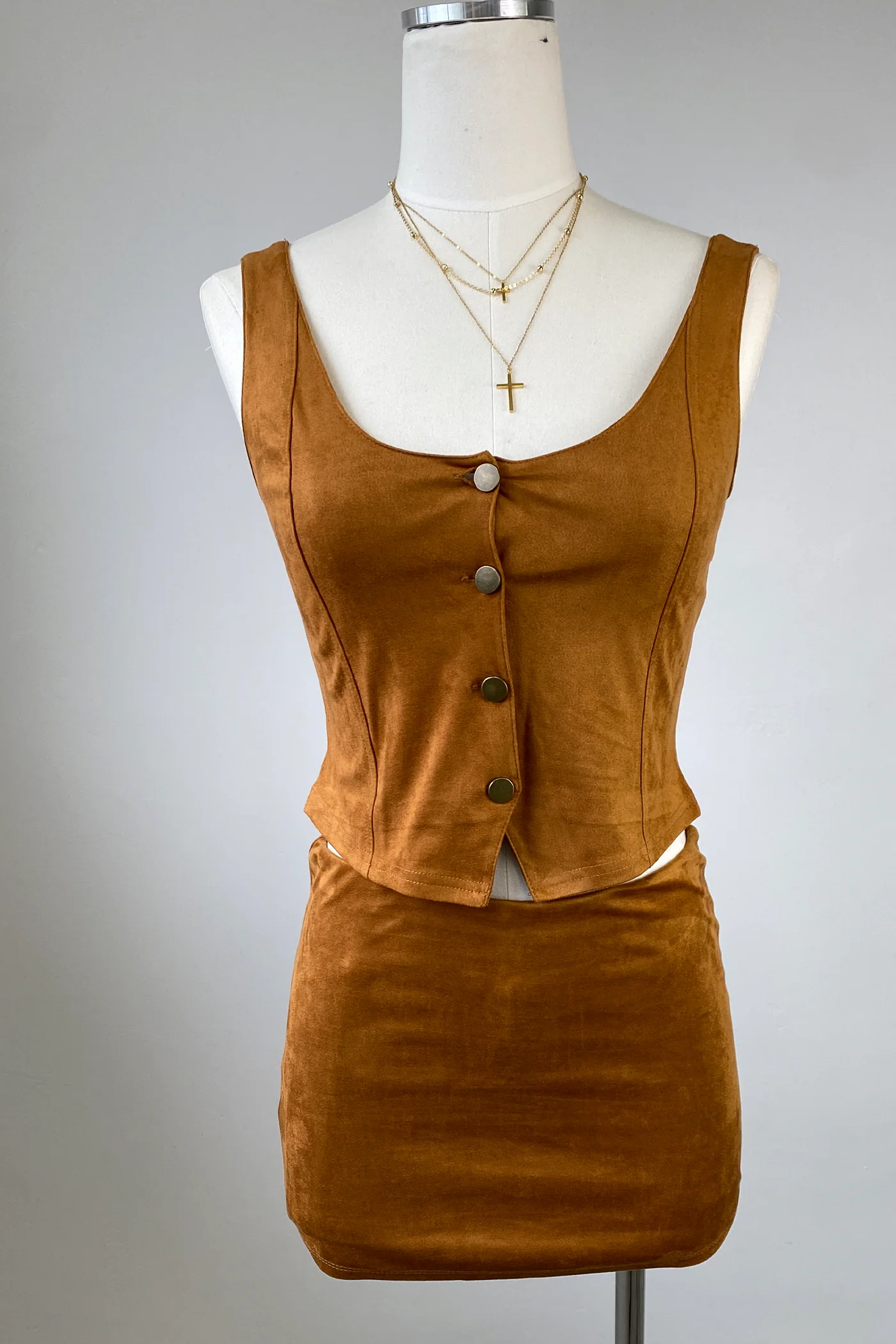 Suede Vest