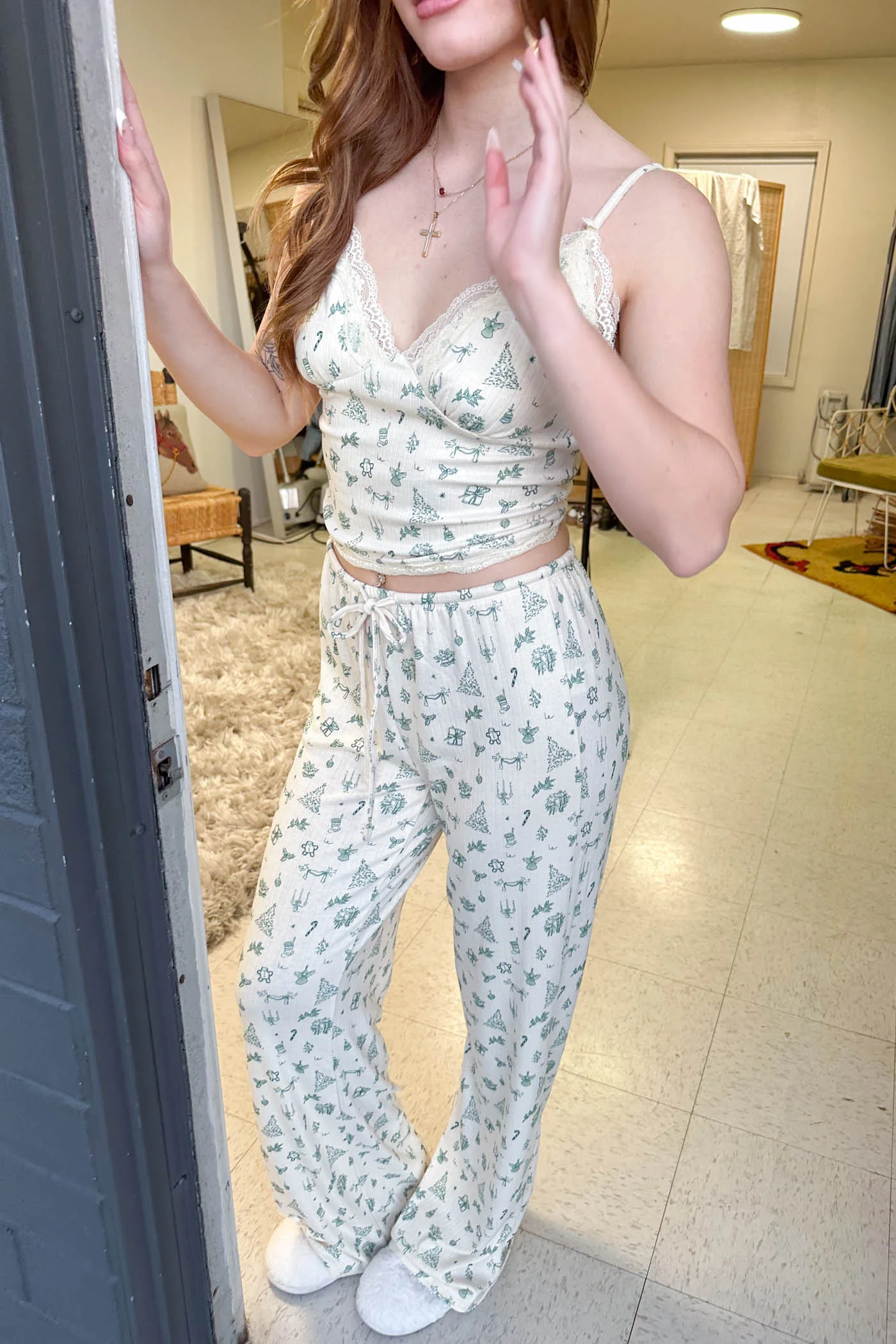 Christmas Cami Pajama Top