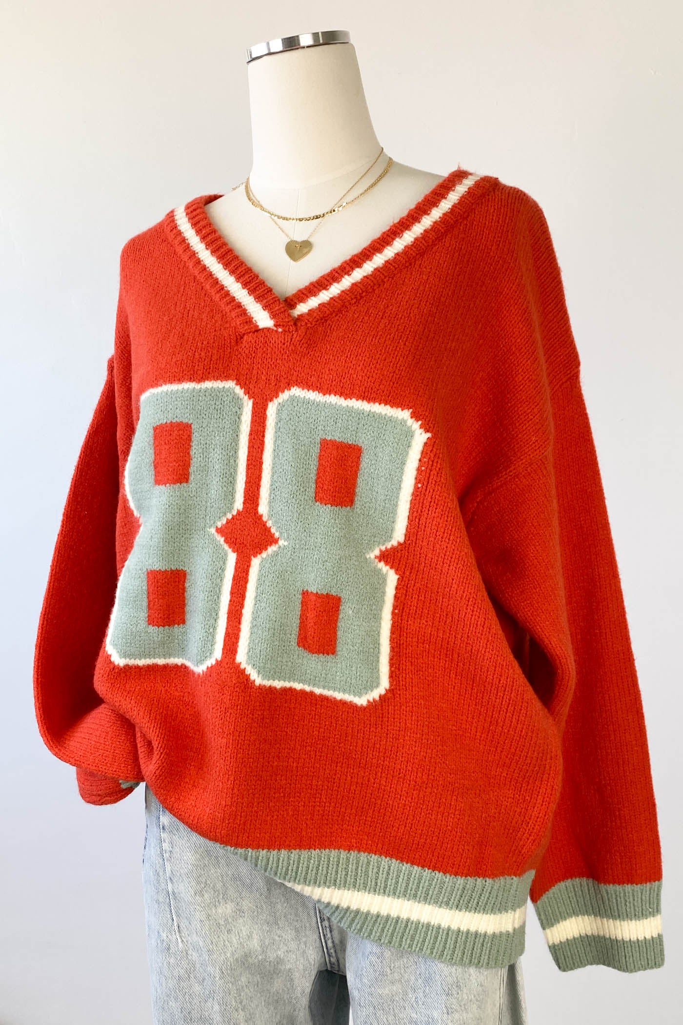Jersey Knit Sweater