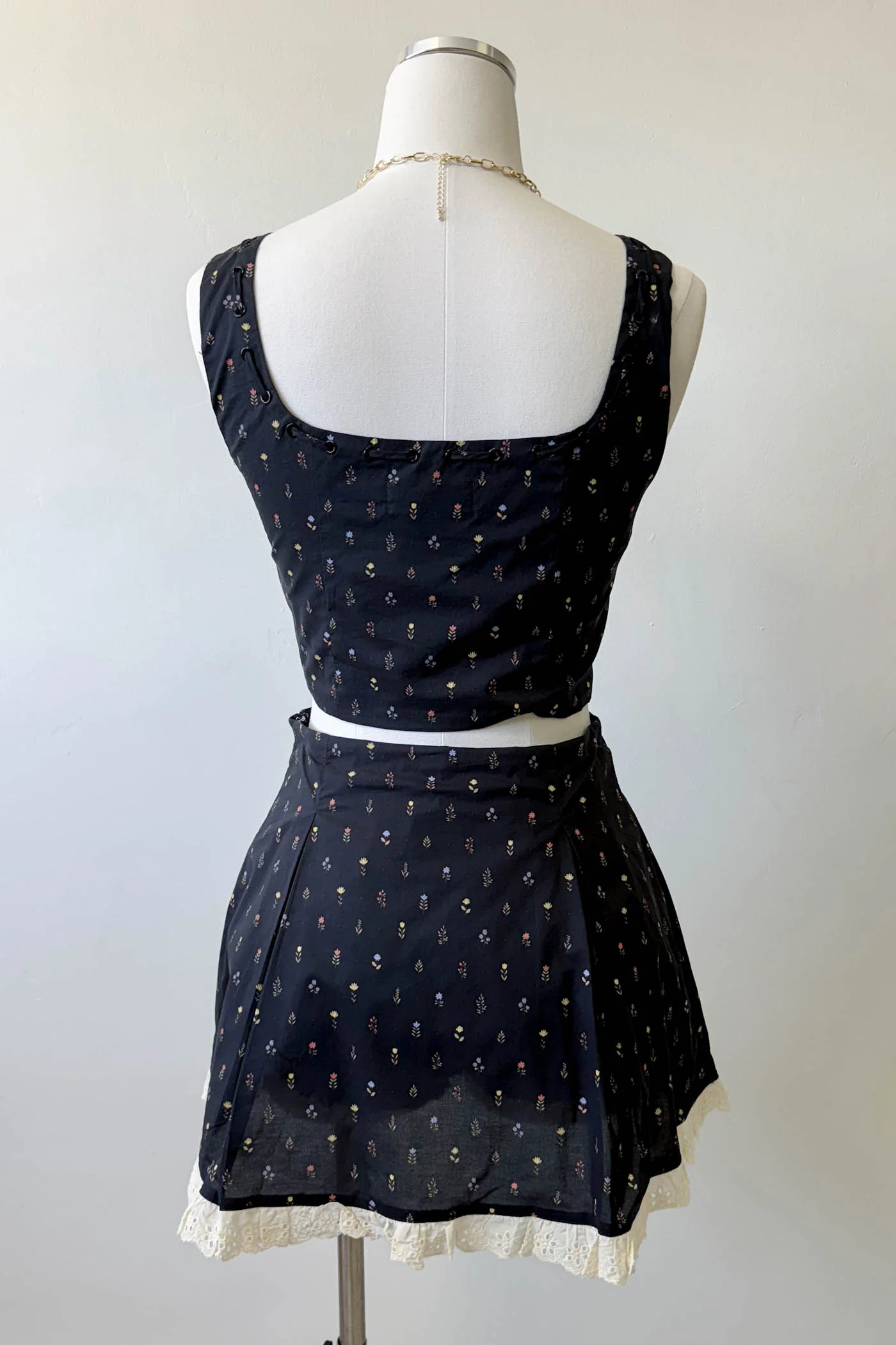 Lacey Layered Mini Skirt