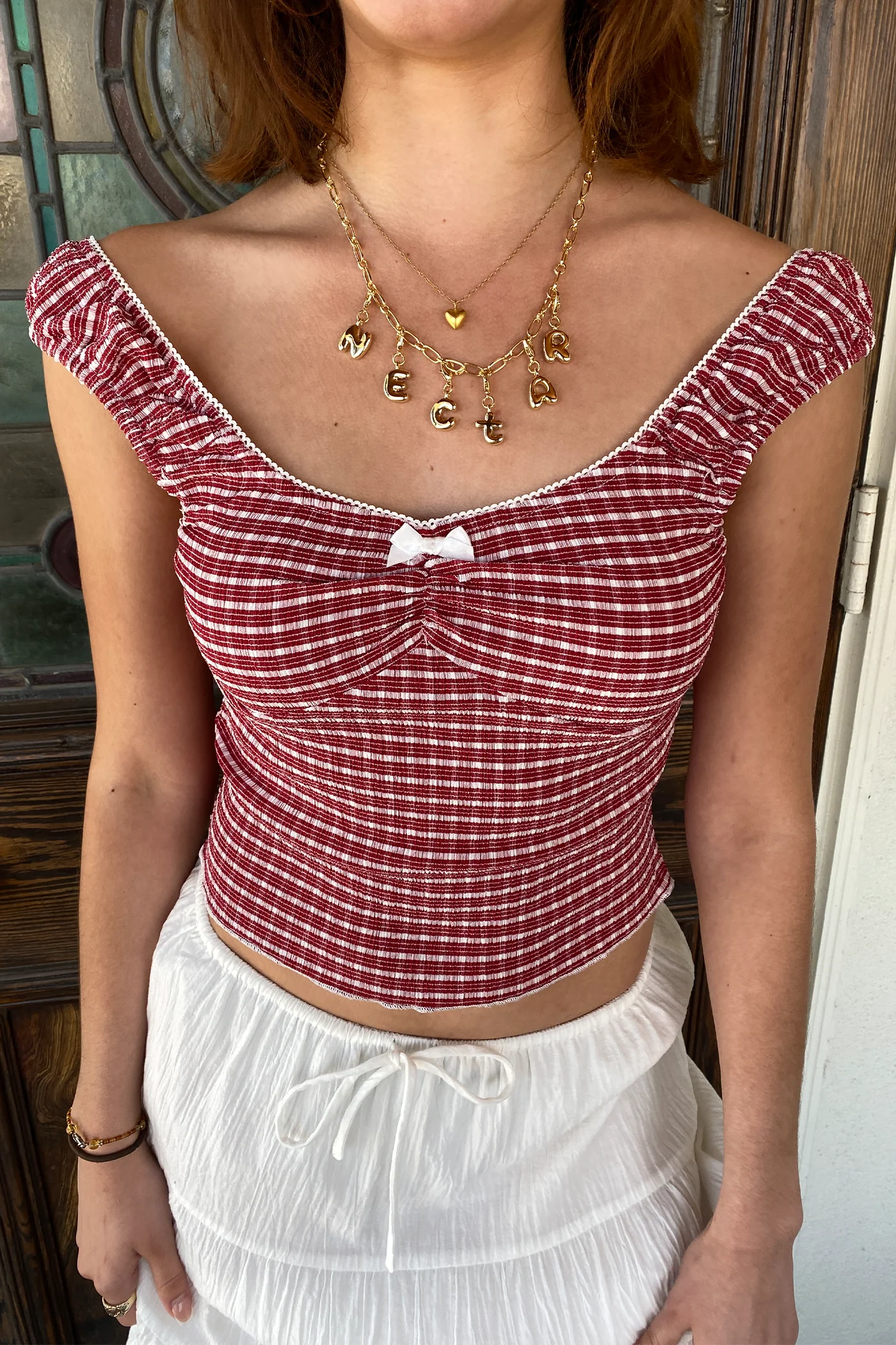 Striped Sleeveless Top