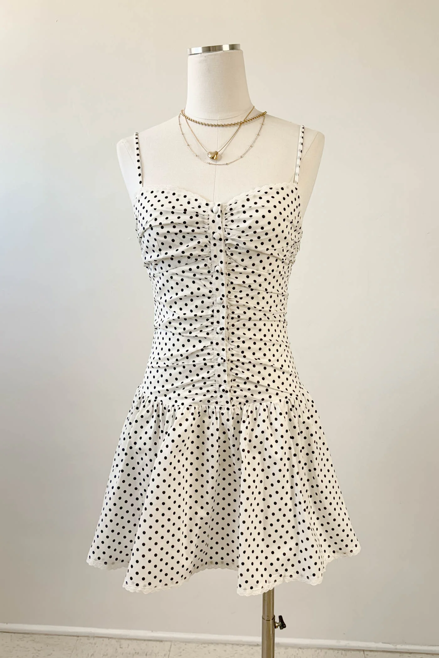 Swiss Dot Cami Dress
