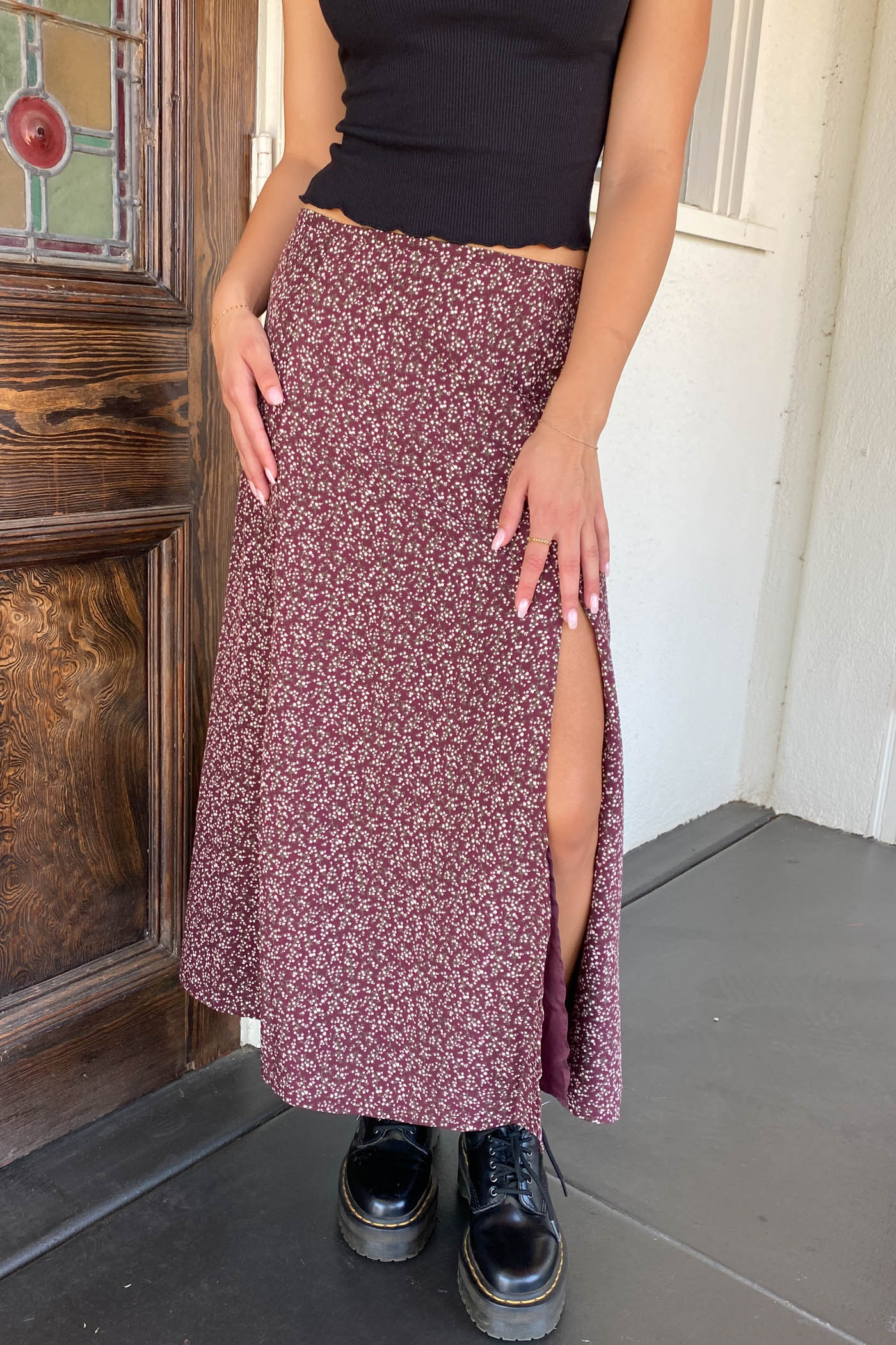 Ditsy Floral Maxi Skirt