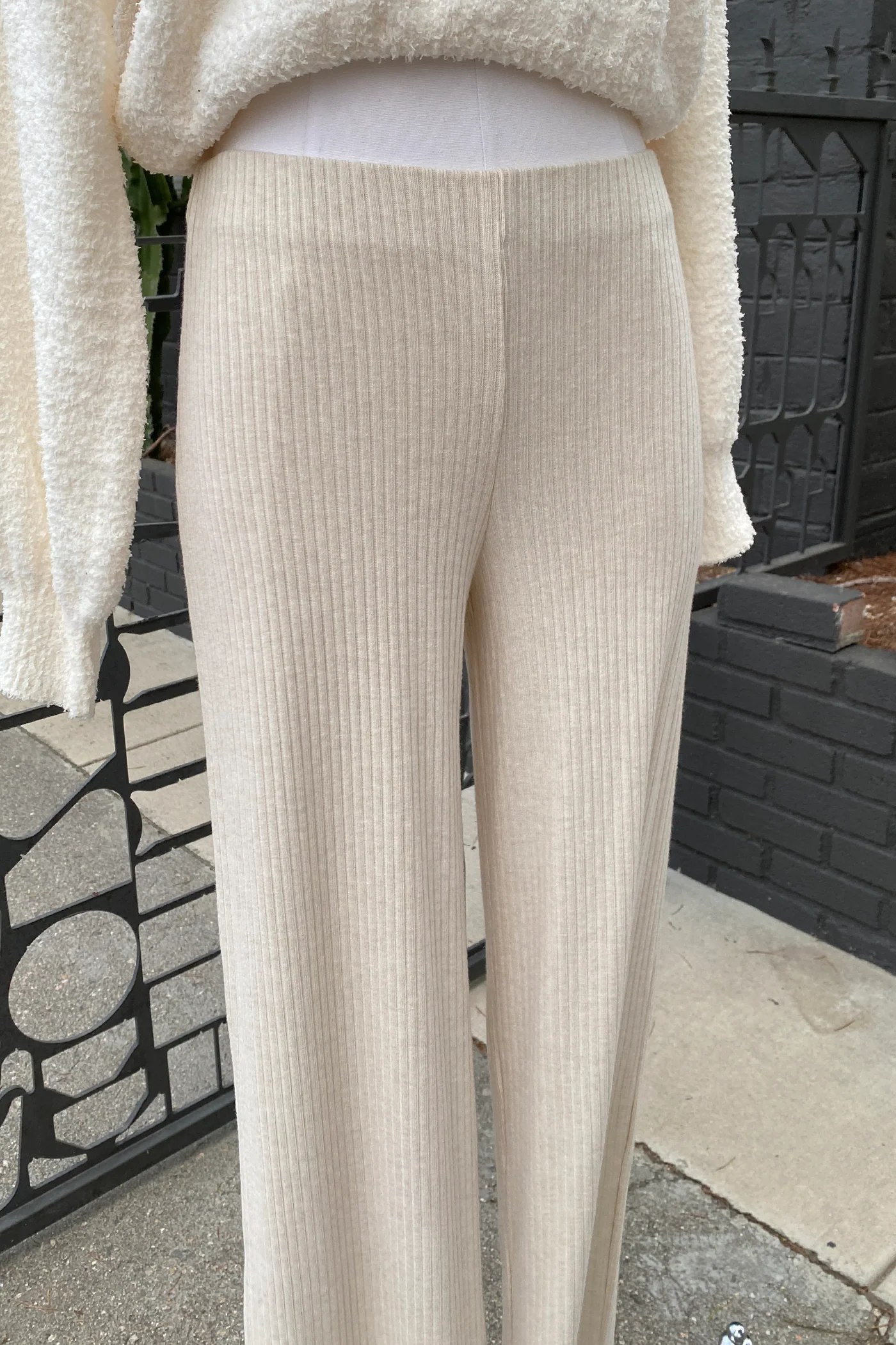 Ribbed Knit Pants