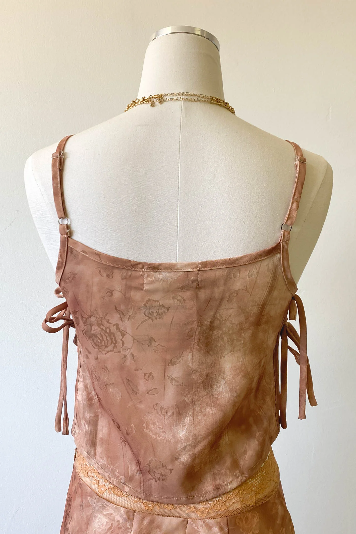 Side Slit Floral Cami Top