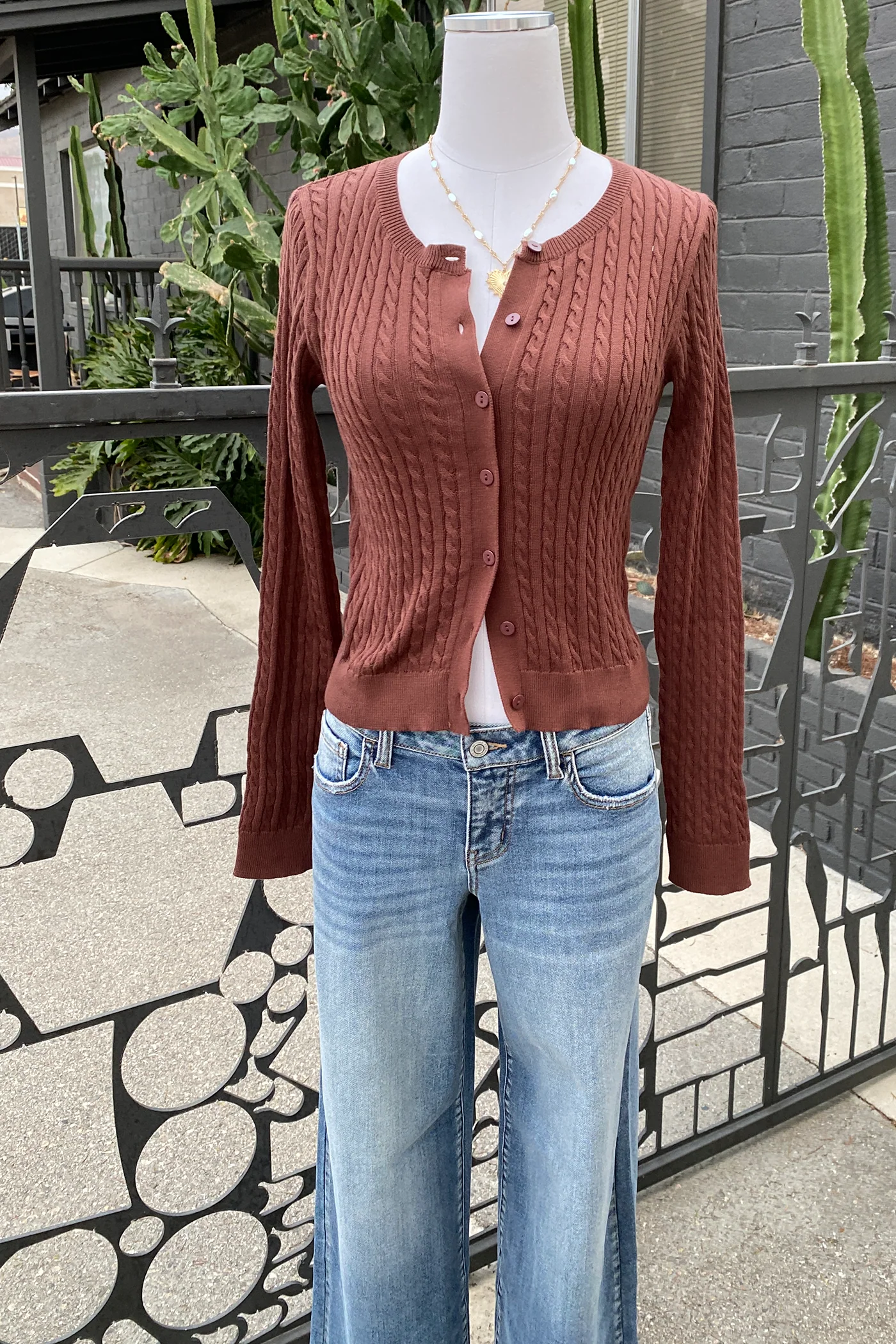 Cable Knit Cardigan