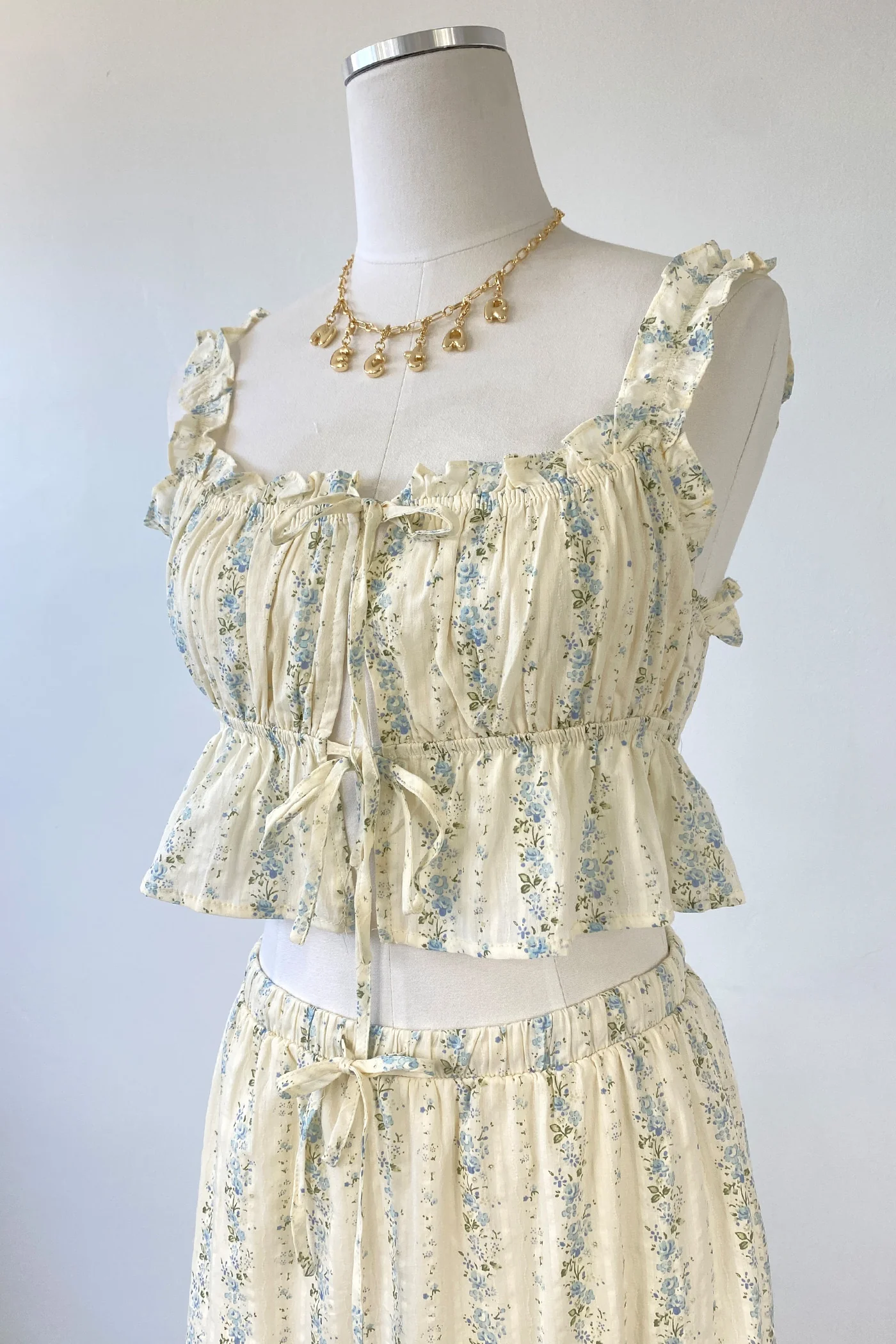 Ruffled Babydoll Top