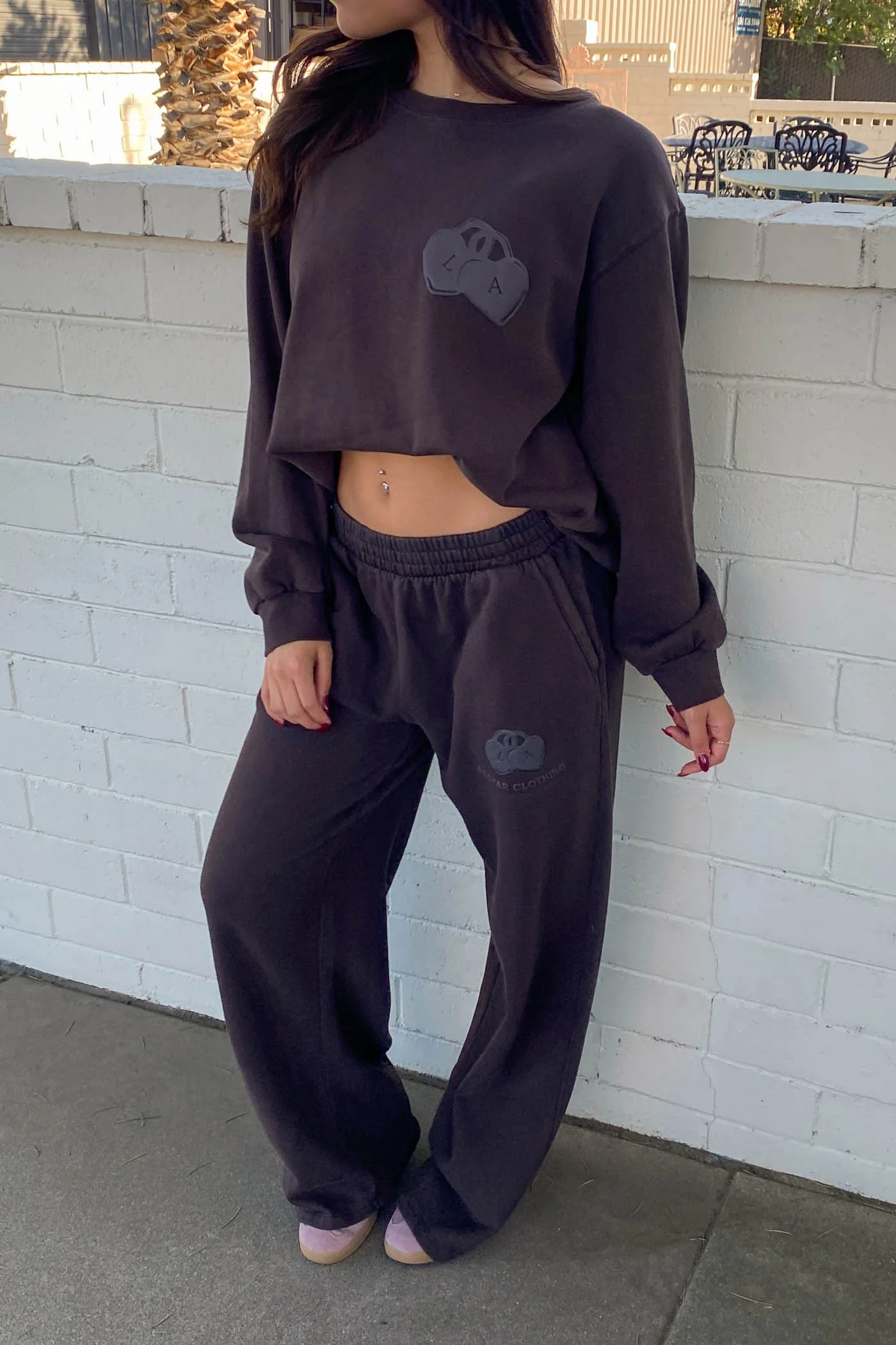 Locket Puff Print Graphic Sweatpant