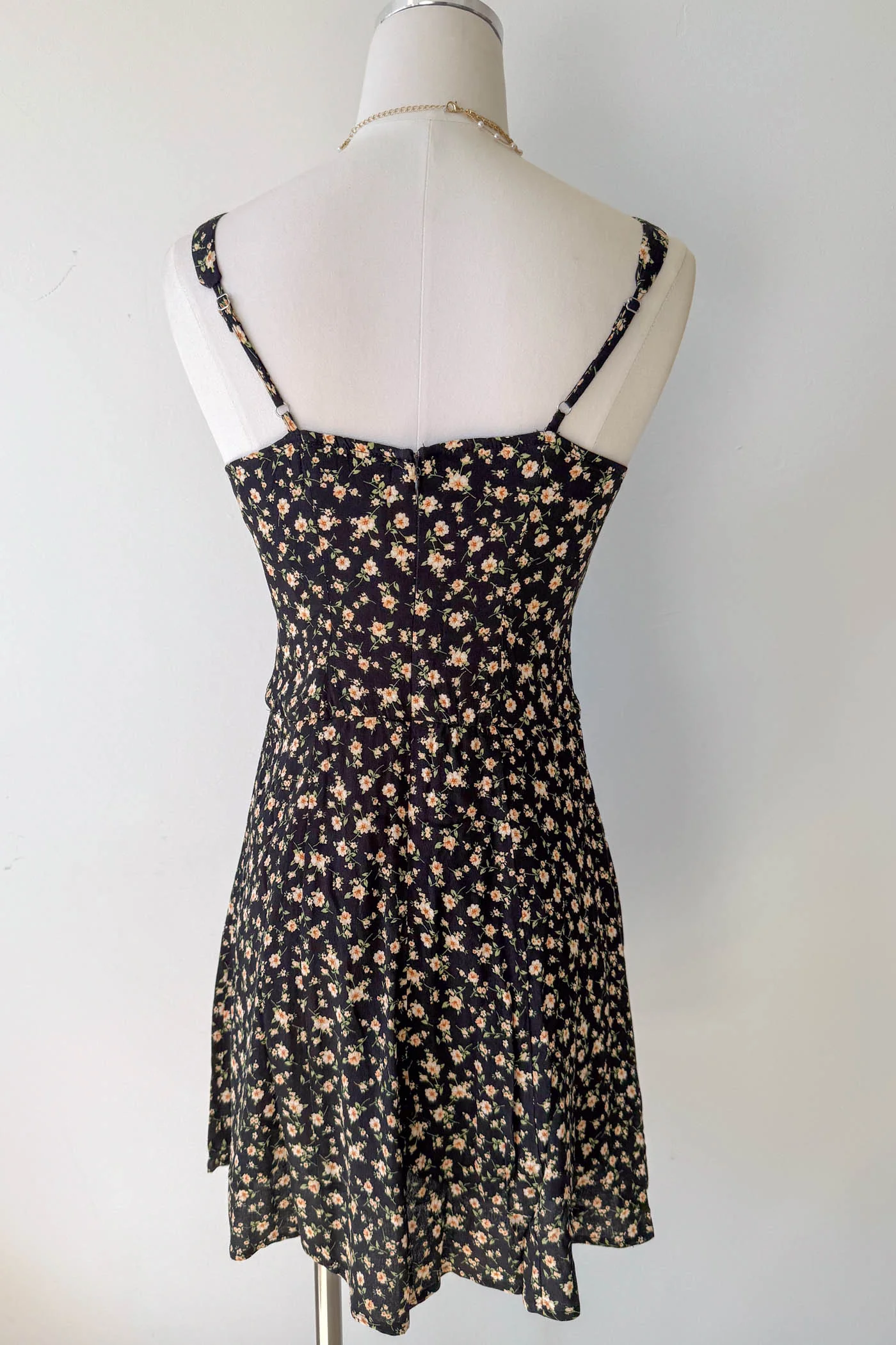 Sleeveless Floral Mini Dress
