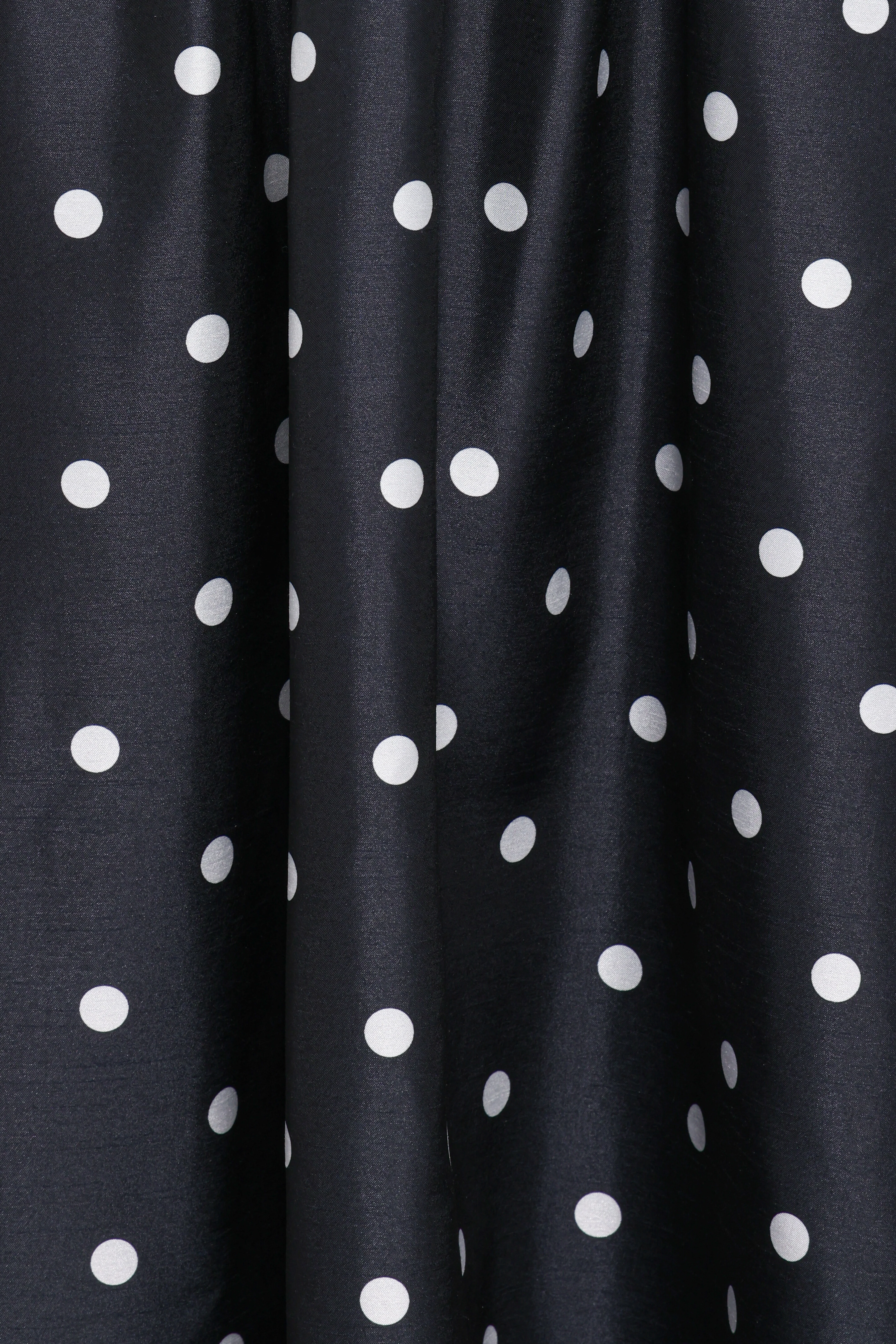 Kimbra Strapless Midi Dress - Black Polka Dot