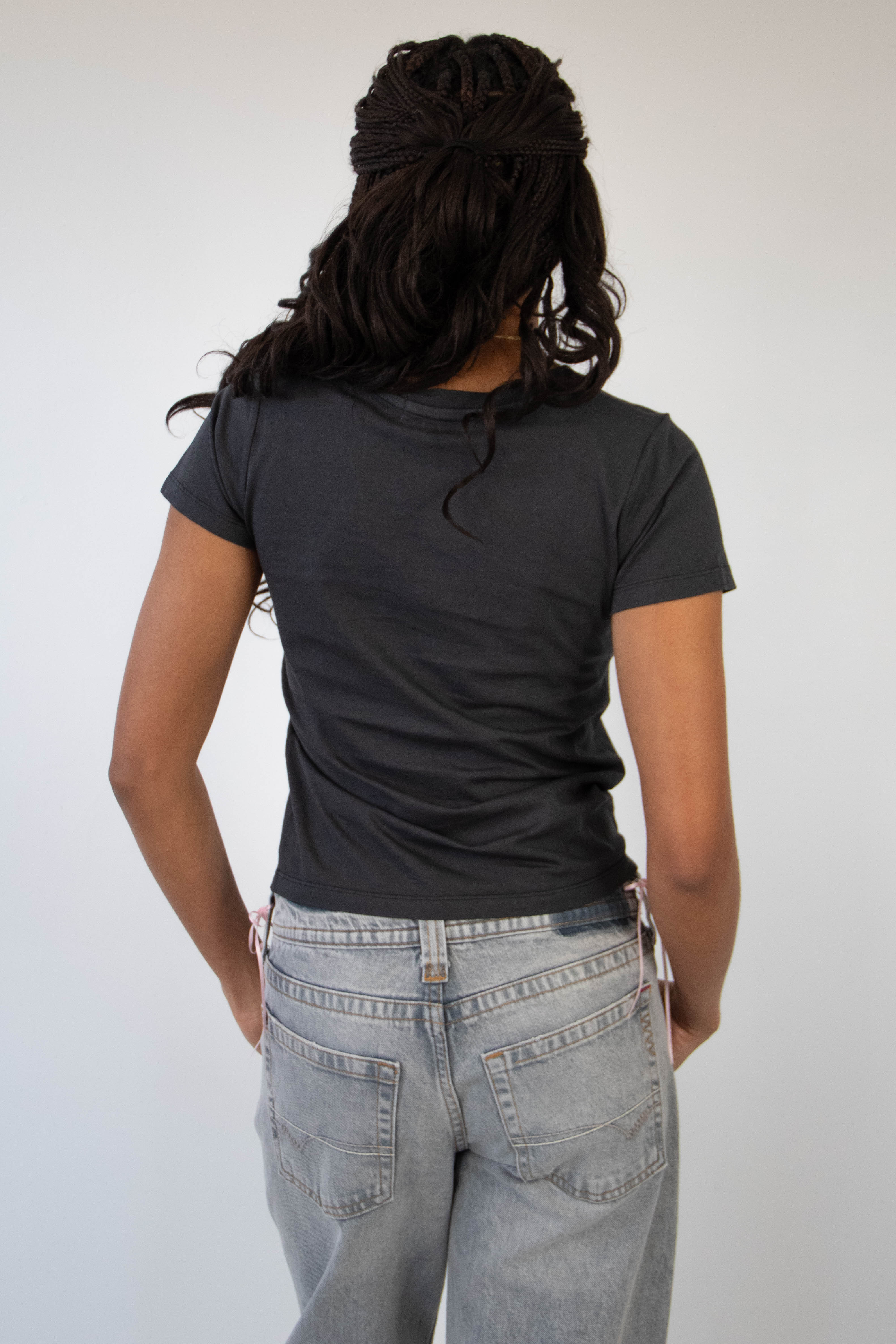 Hot Dads Long Loose Graphic Baby Tee