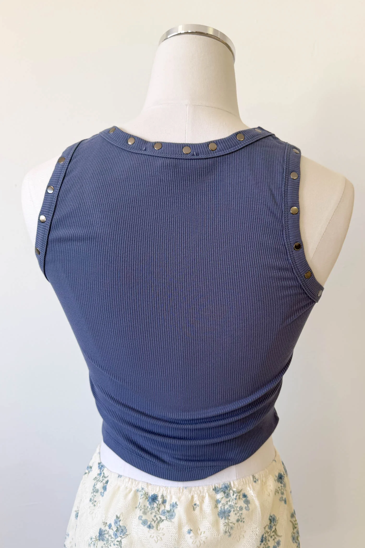 Studded Western Graphic Tank Top