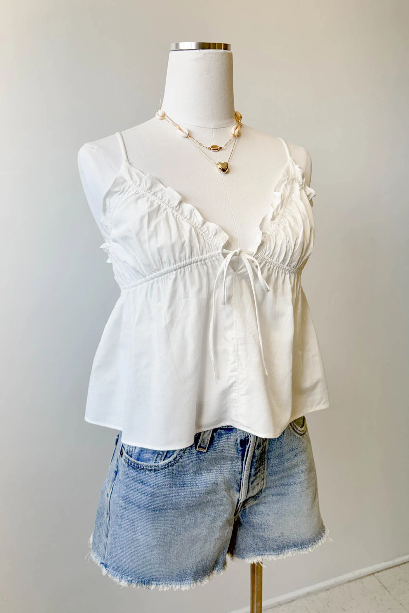 Ruffled Babydoll Top