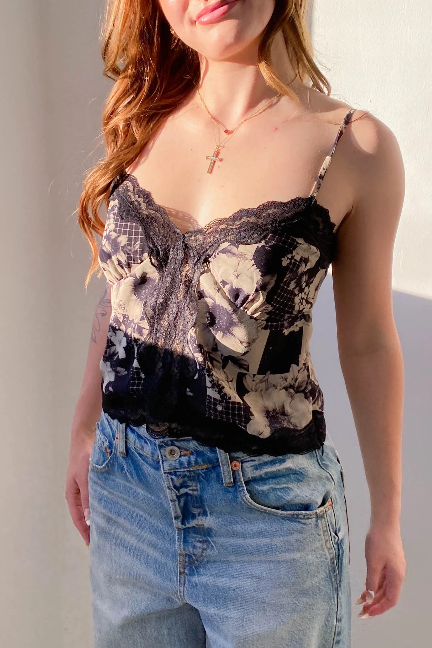 Mixed Floral Cami Top