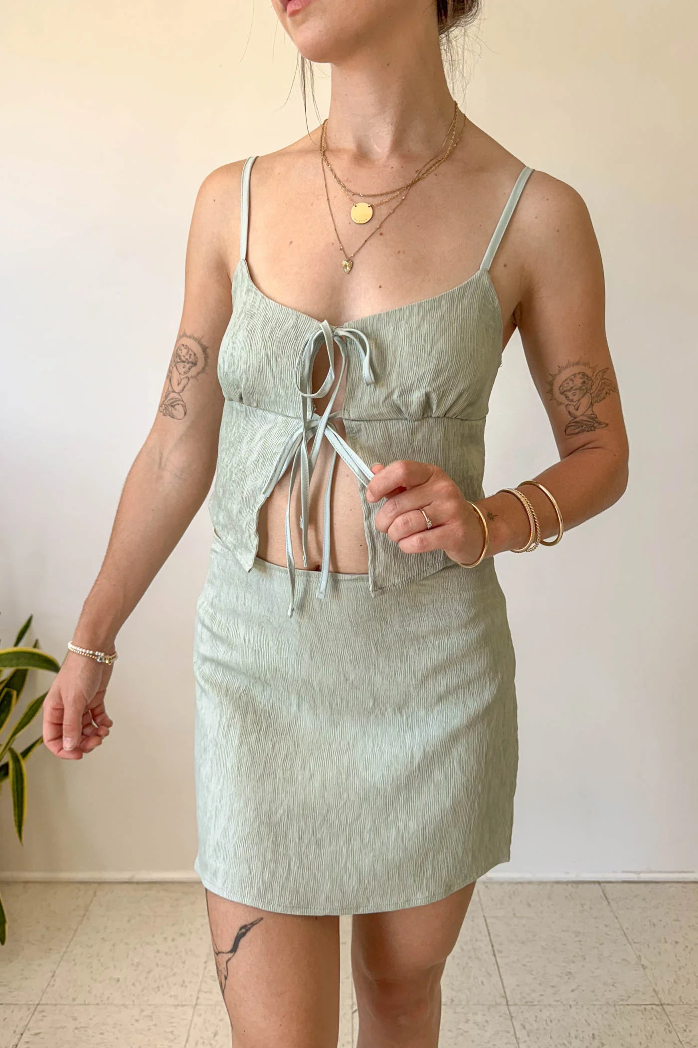 Split Front Cami Top